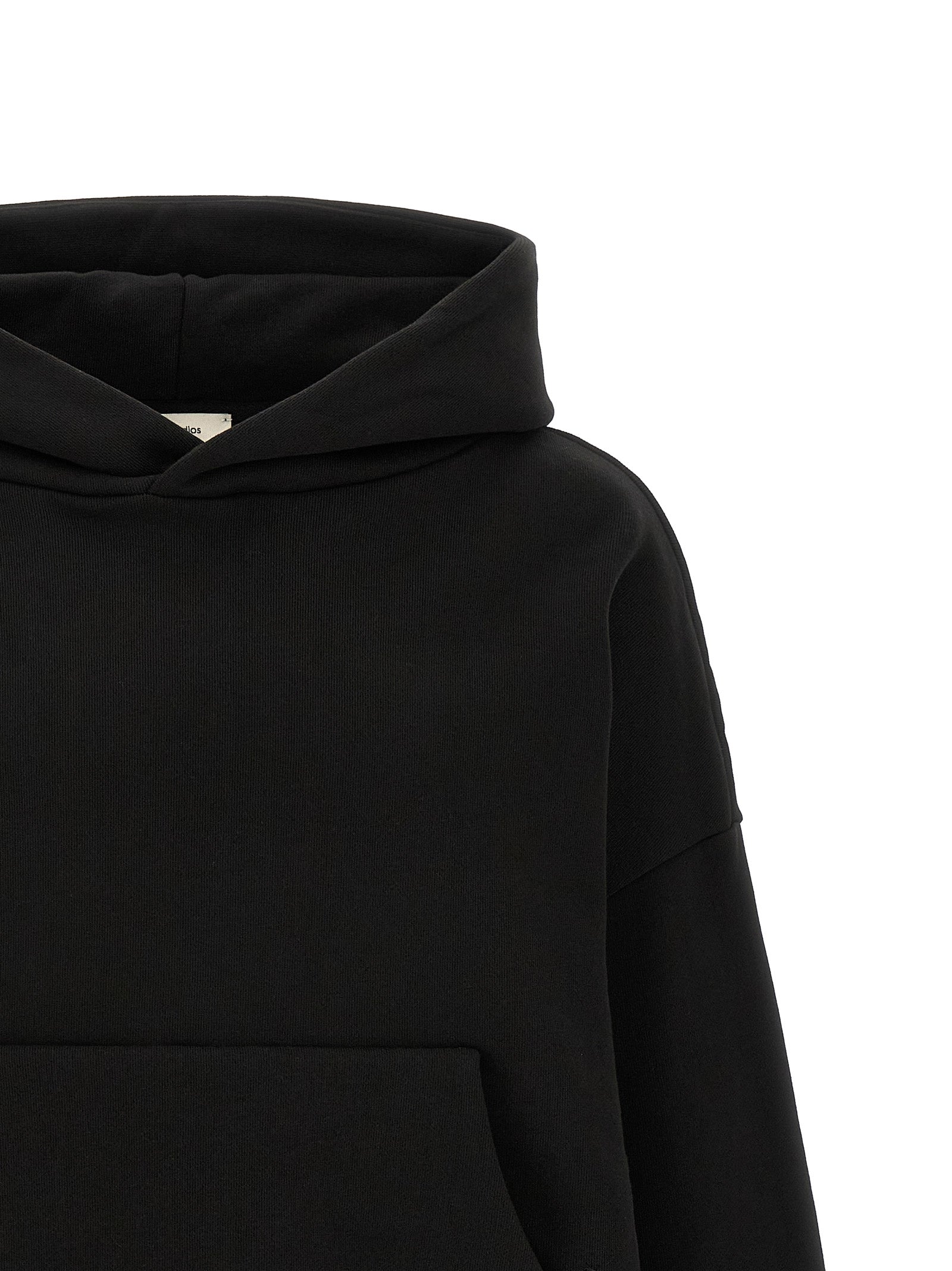 Entire Studios Schwarzer Baumwoll-Sweatshirt