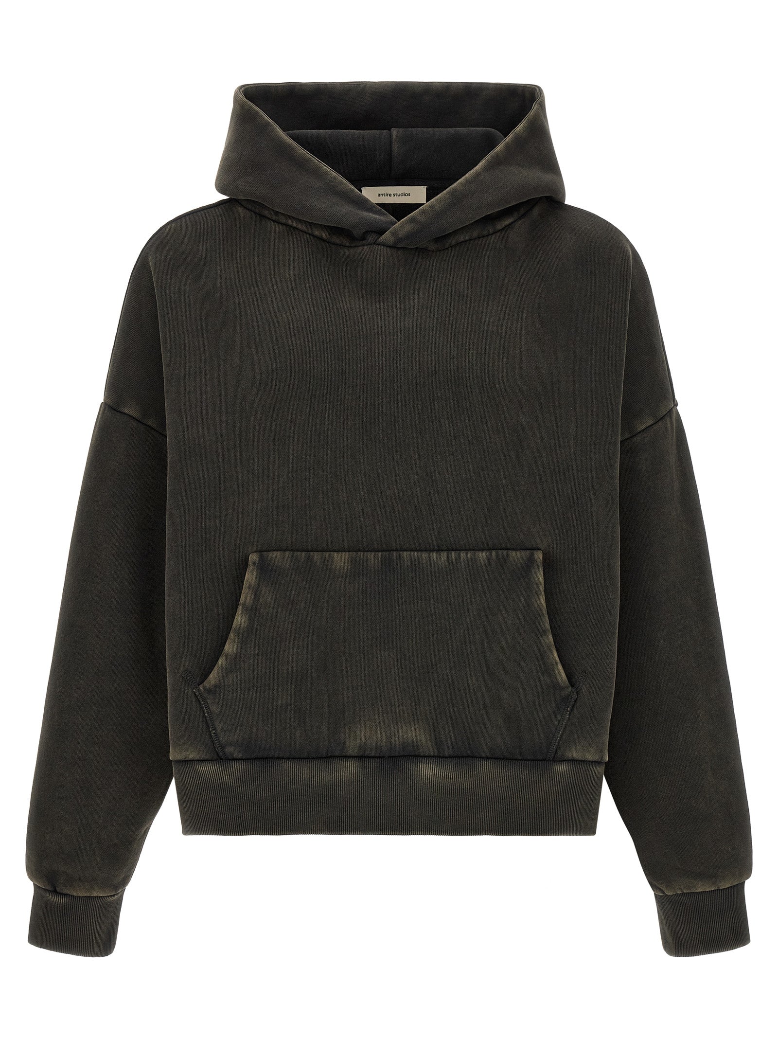 Entire Studios Schwarzer Baumwoll-Sweatshirt