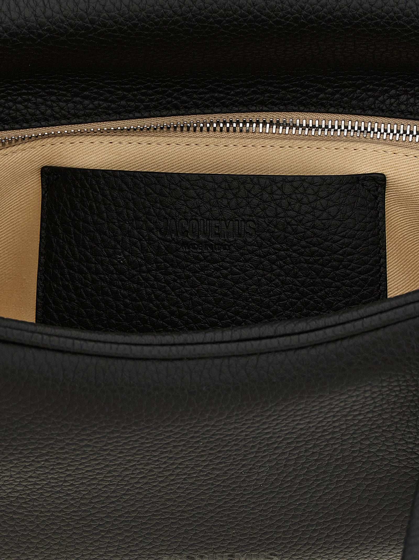 Jacquemus Schwarze Kalbsleder-Handtasche