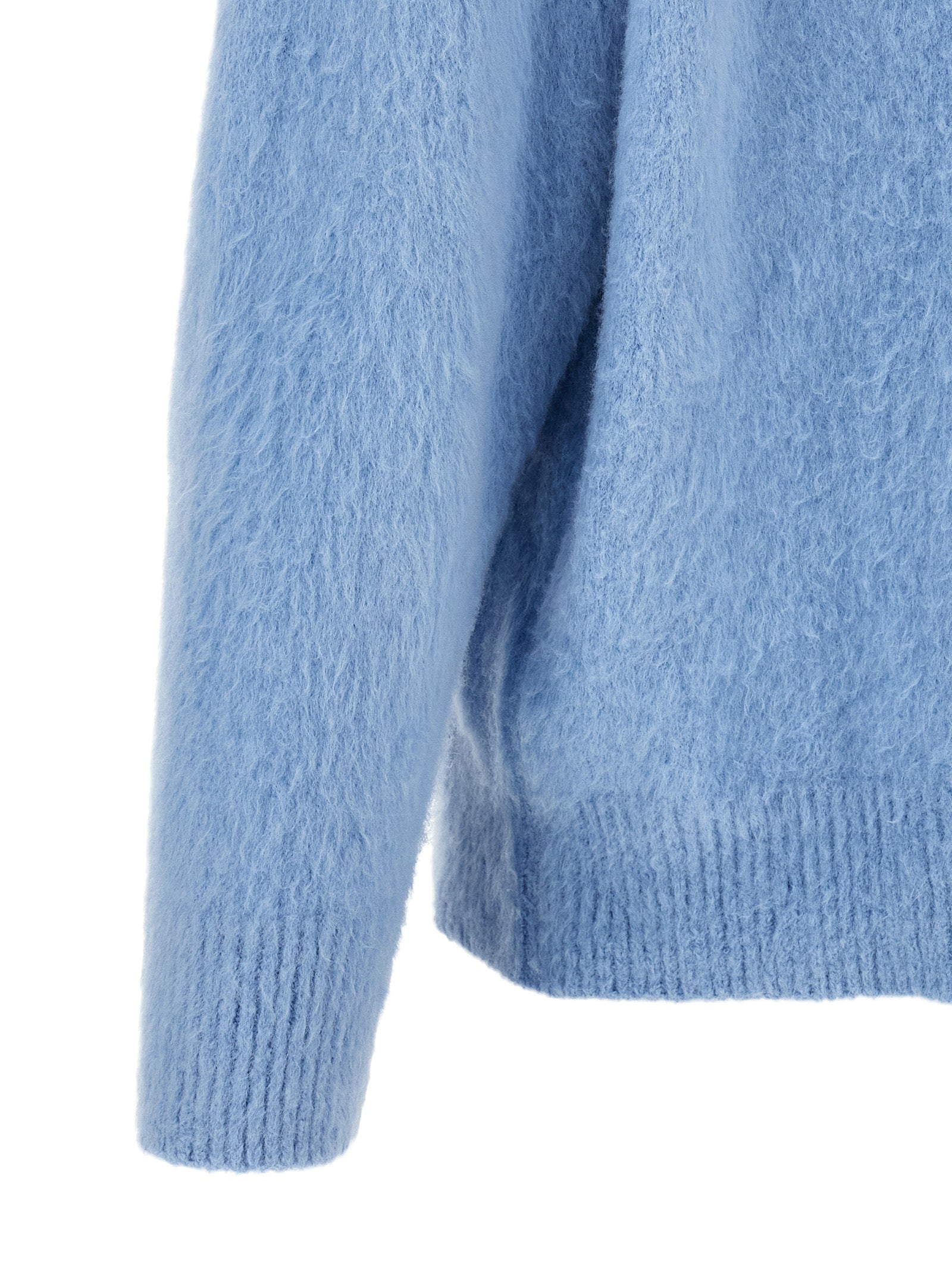 Roberto Collina Blauer Baumwollcardigan