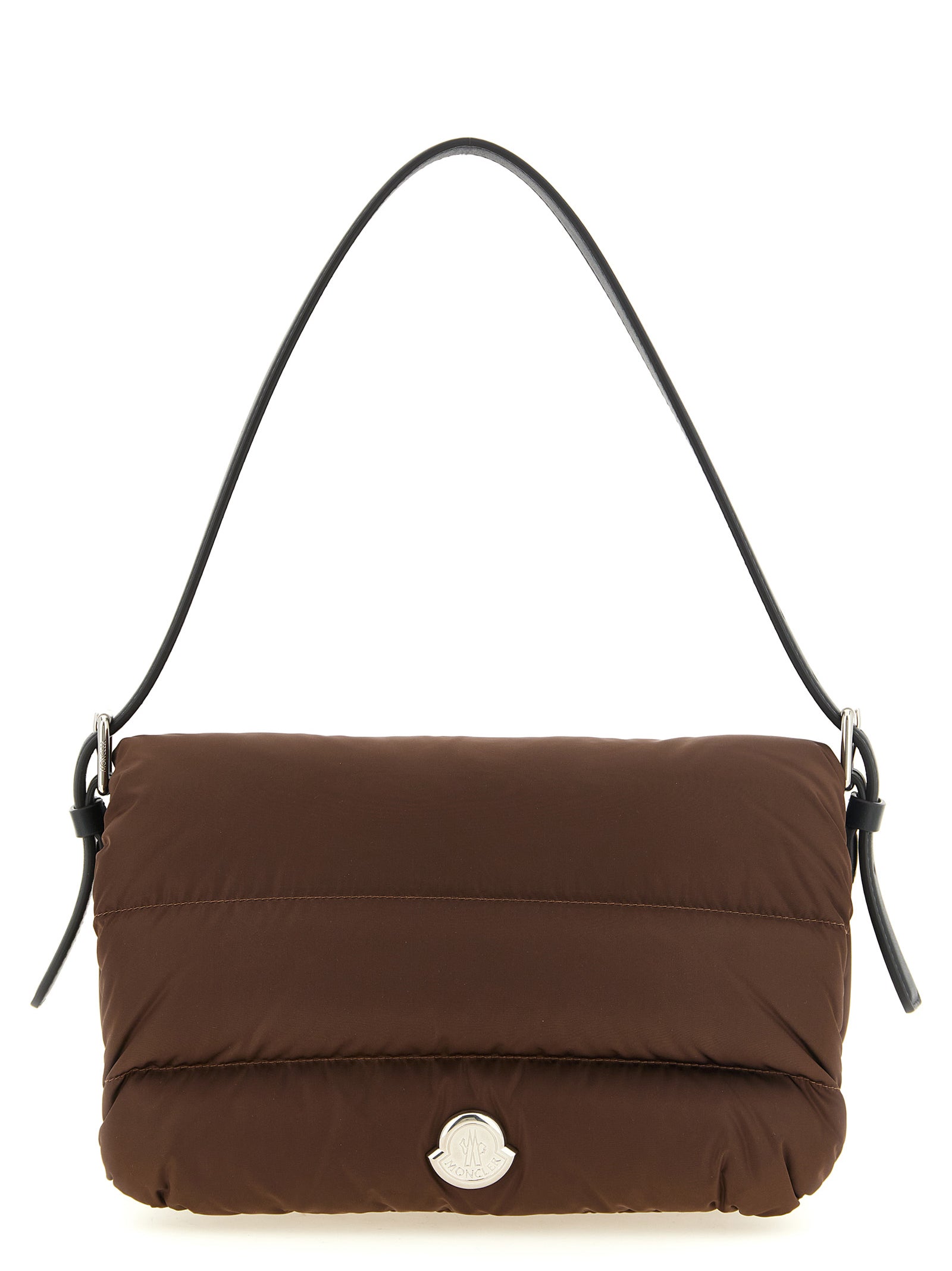 Moncler Schultertasche aus braunem Polyamid