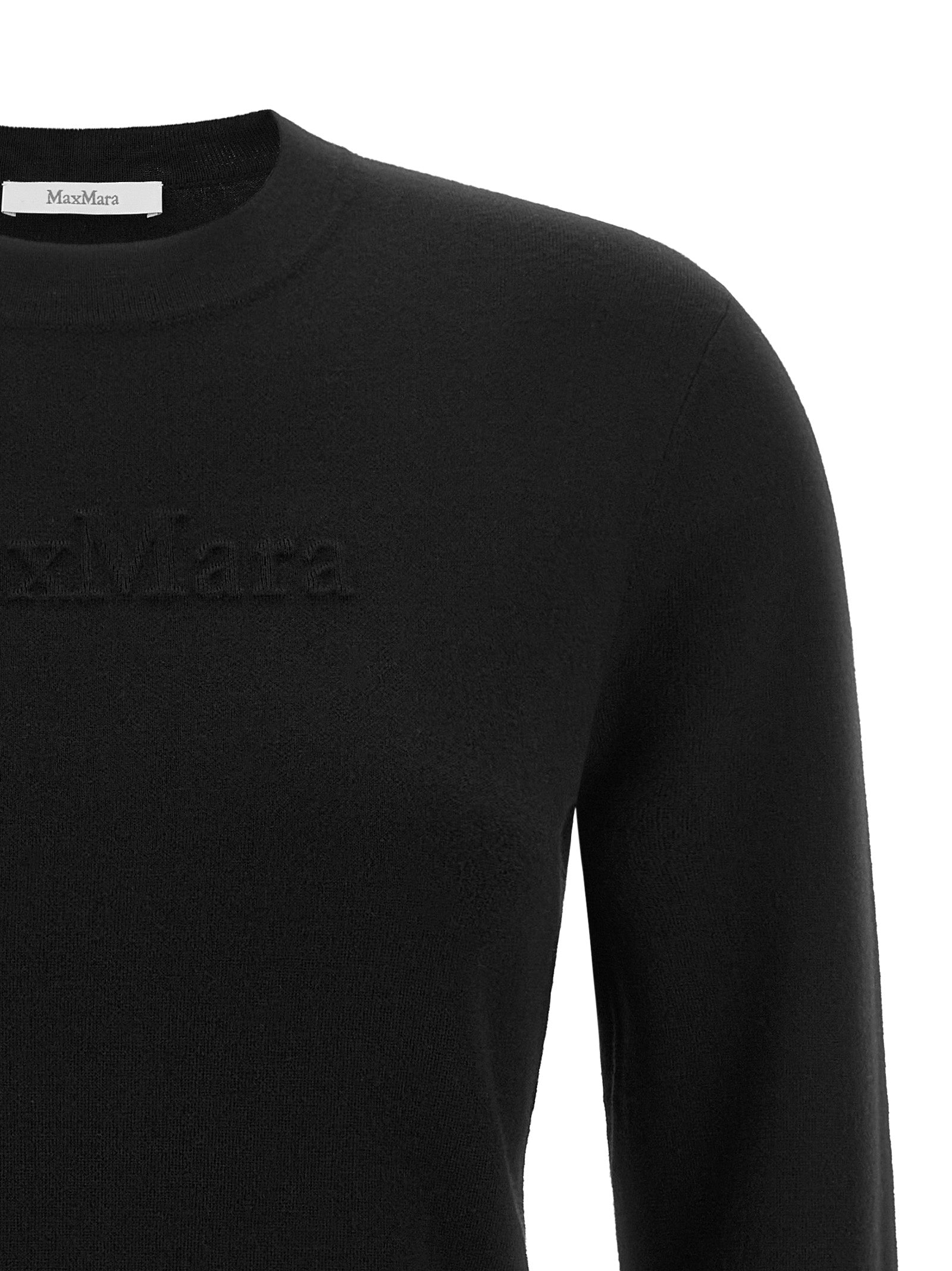 Max Mara Schwarzer Cardigan aus Schurwolle