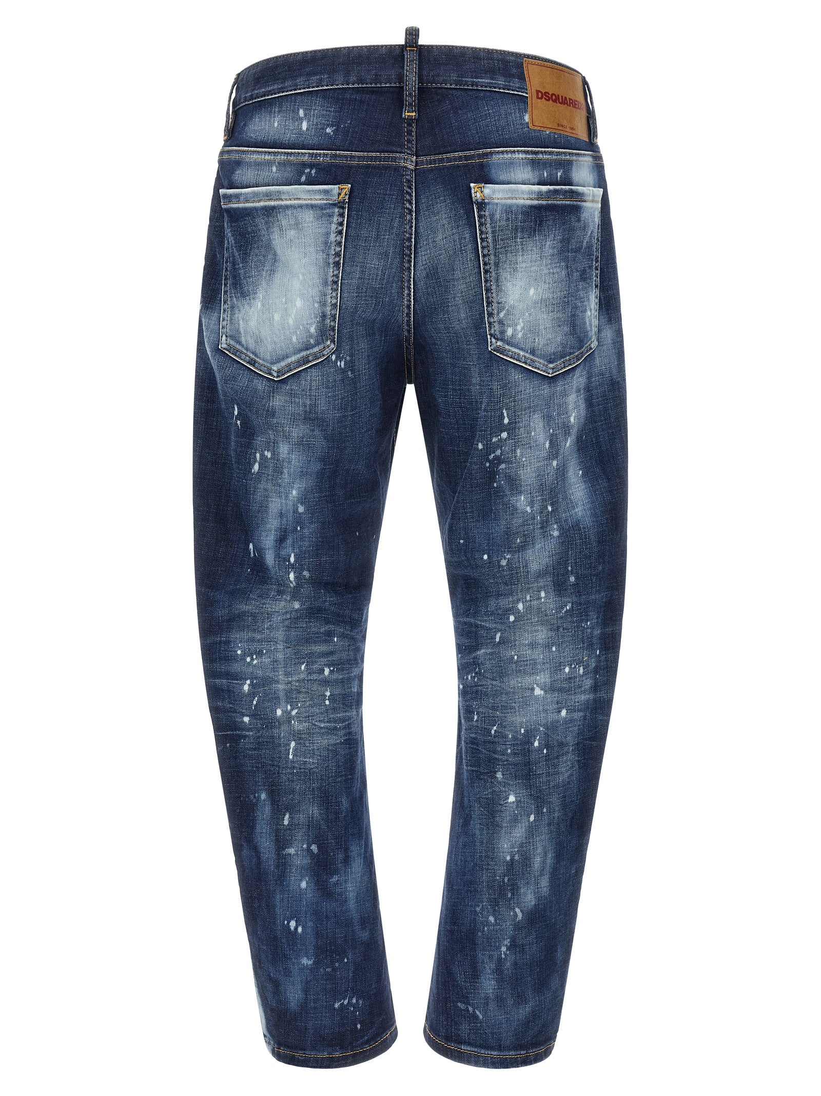 Dsquared² Blaue Baumwoll-Jeans im Slim Fit