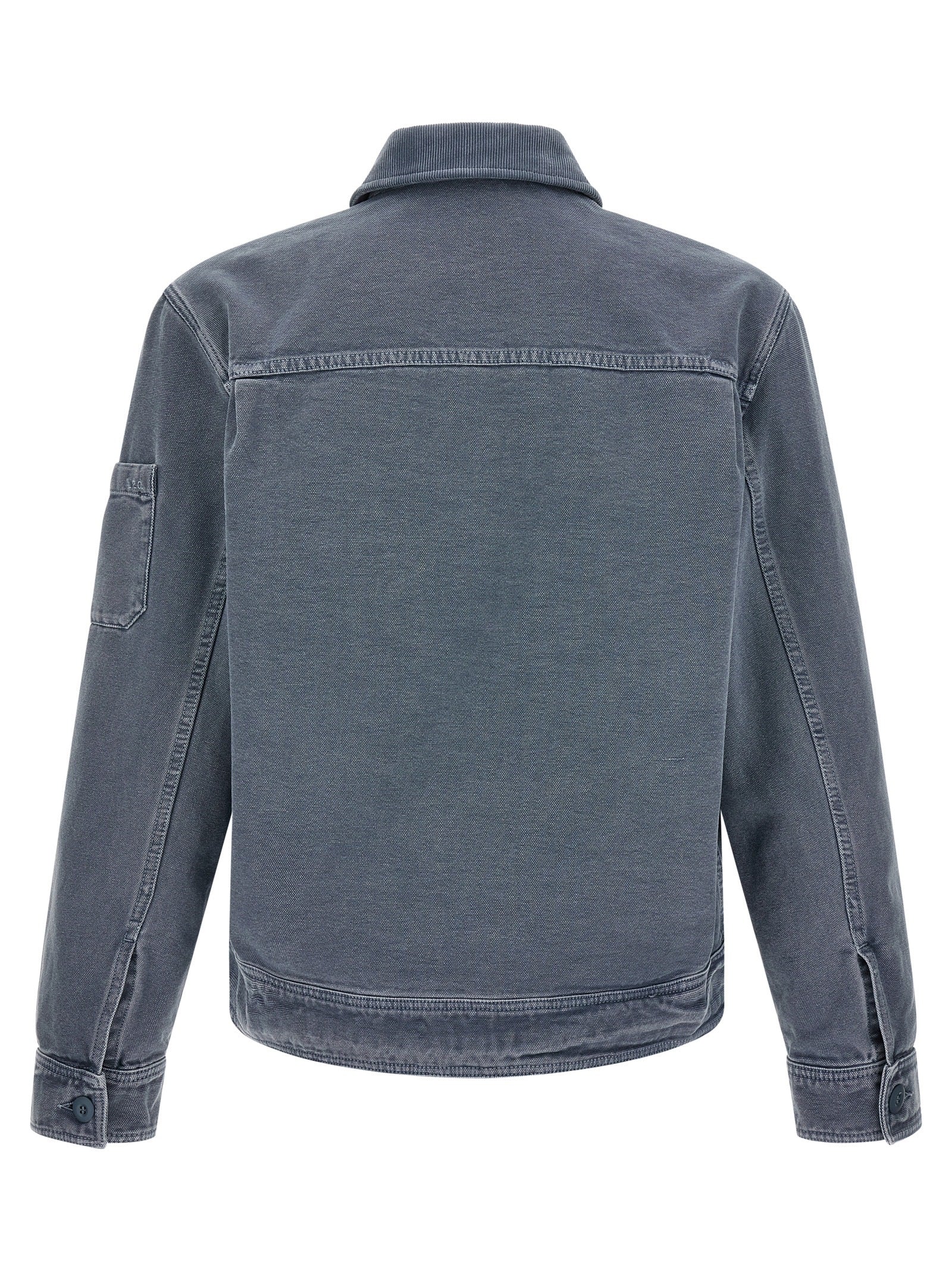 A.P.C. Graue Jeansjacke aus Baumwolle