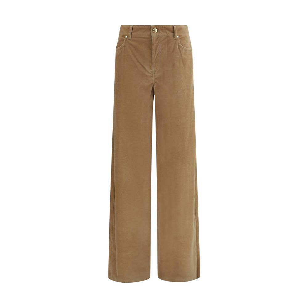 Max Mara Braune Baumwollhose für die Freizeit