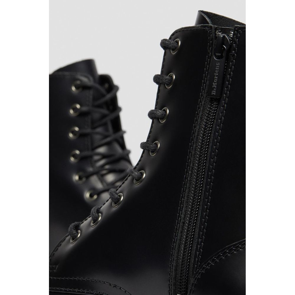 Dr. Martens Schwarze Leder-Stiefeletten