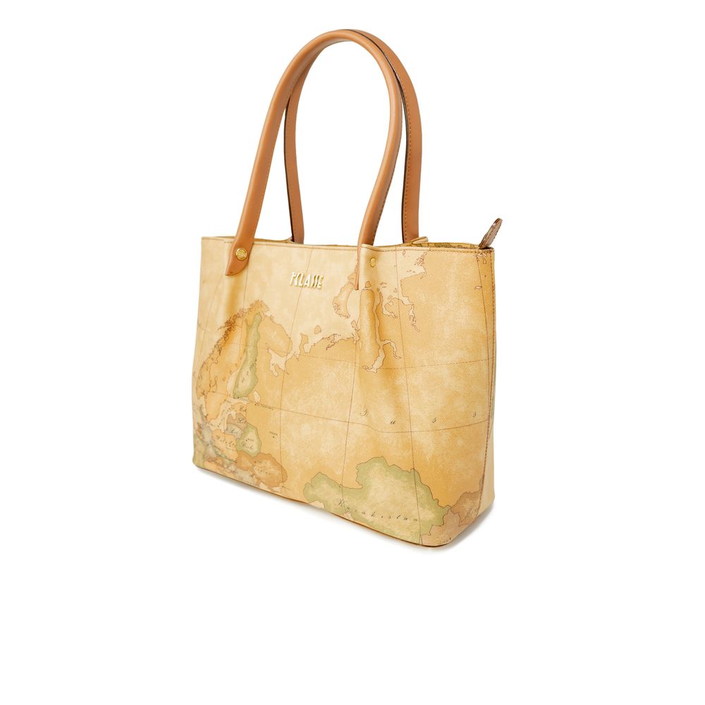 Alviero Martini Prima Classe Beige Leder Handtasche