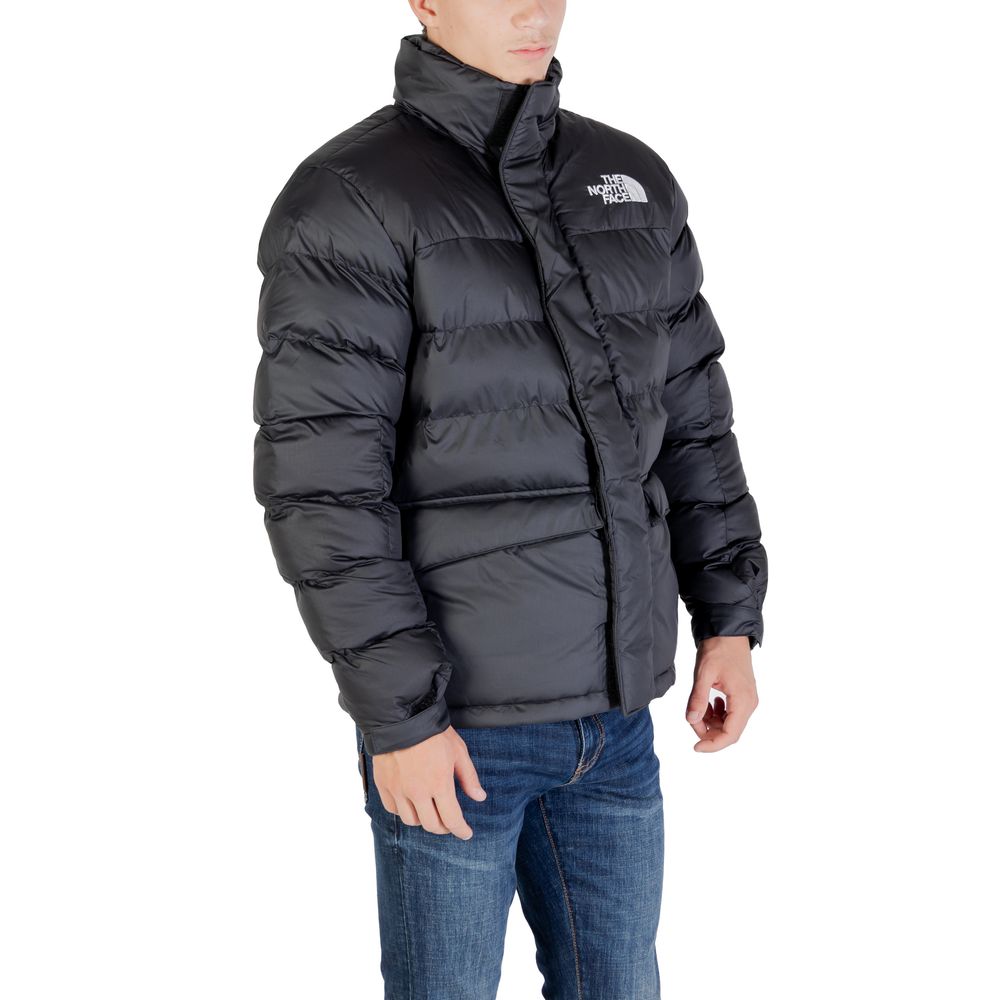 The North Face Schwarze Polyester-Jacke in voller Länge