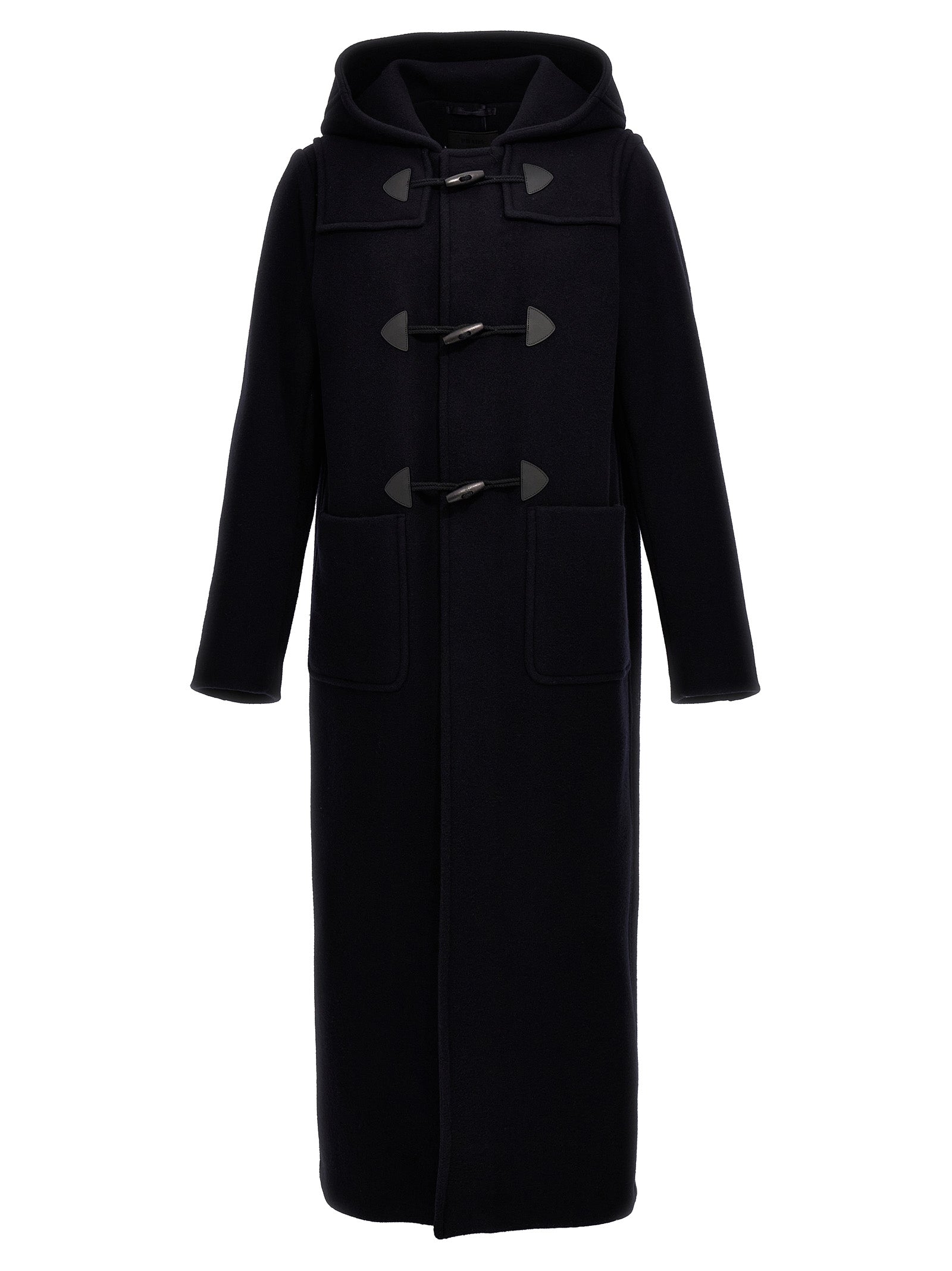 Prada Blauer Wollmantel