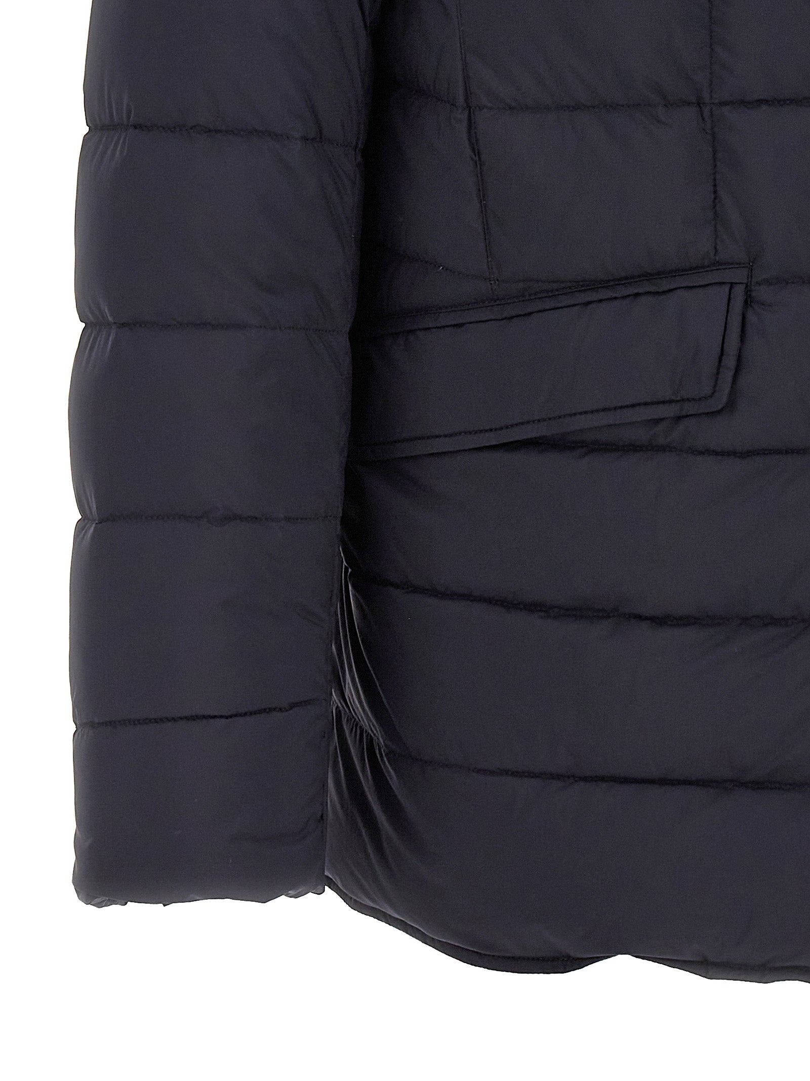 Herno Blauer Mantel aus Polyamid