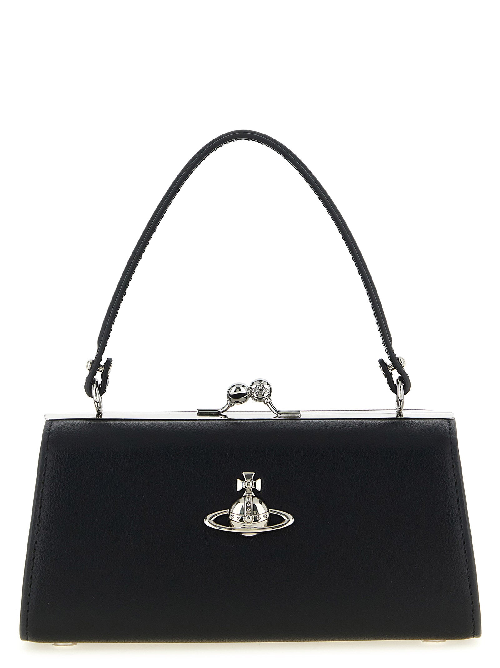 Vivienne Westwood Schwarze Handtasche aus Polyester