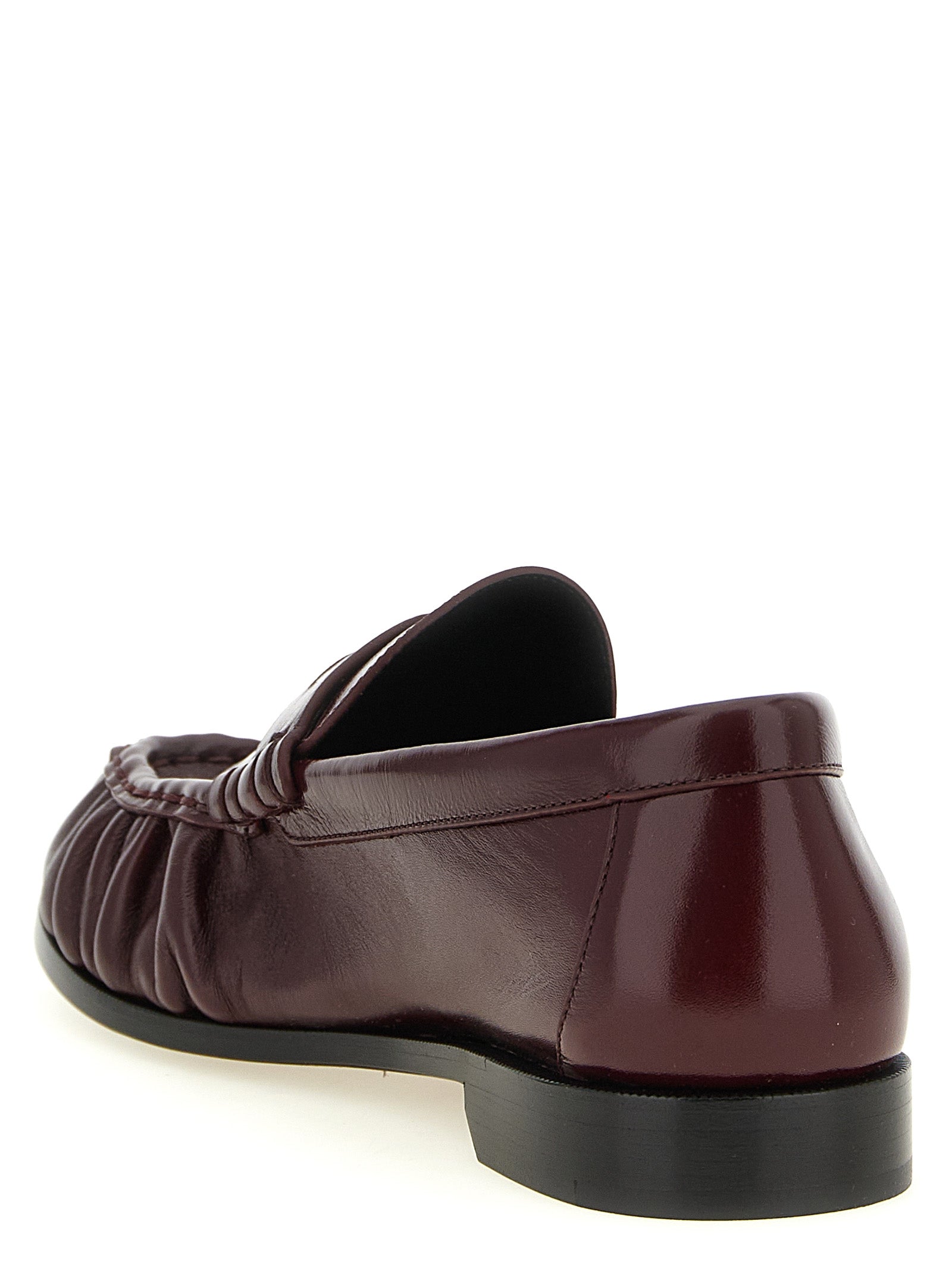 Saint Laurent Bordeaux Kalbsleder Loafer