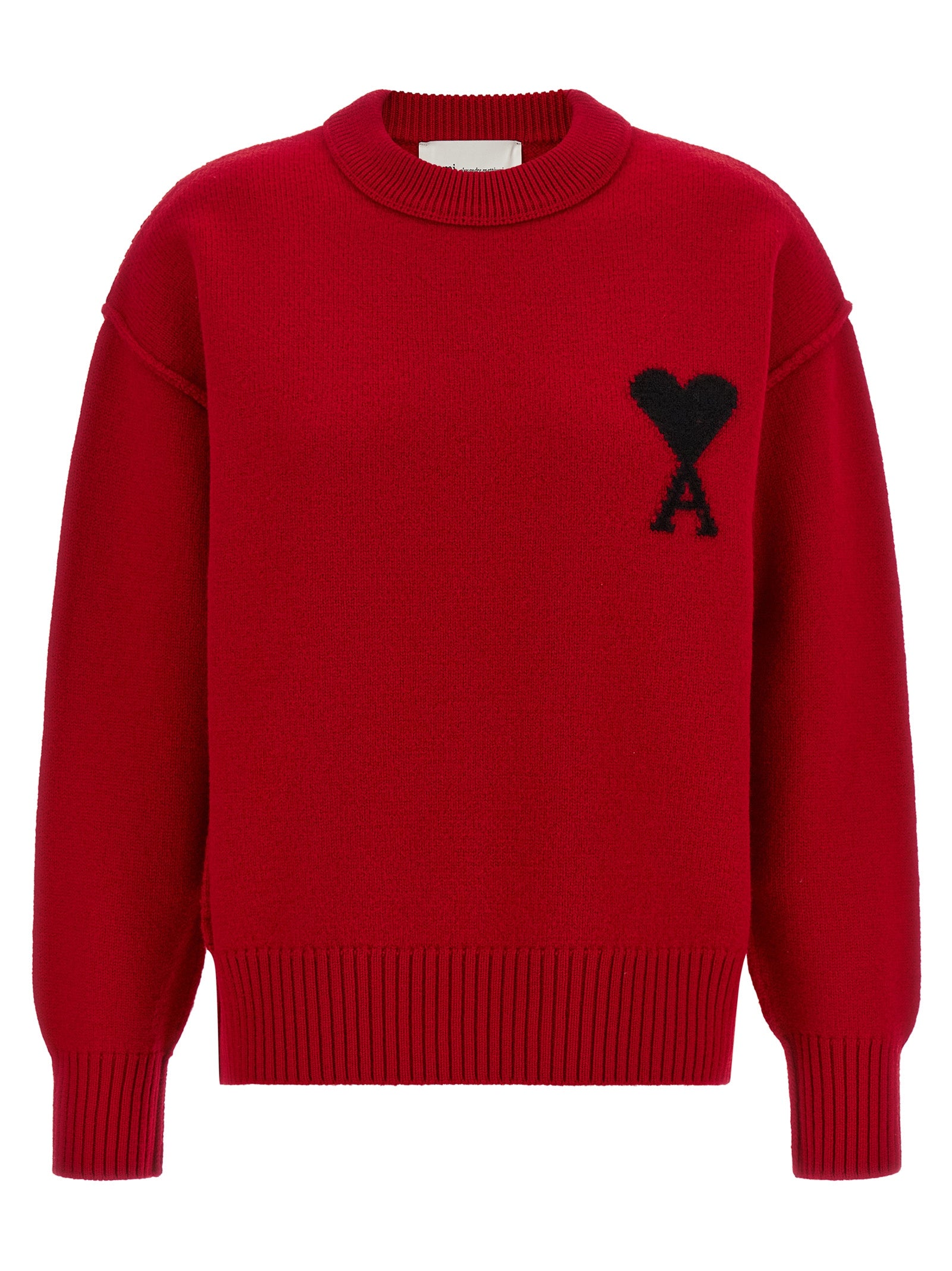 Ami Paris Roter Wollcardigan