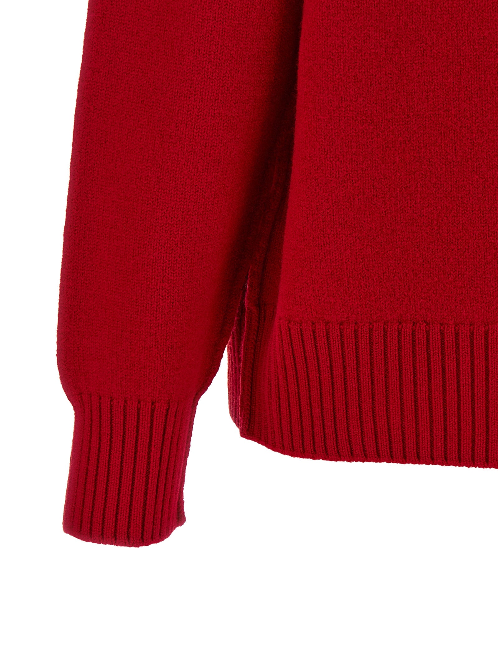 Ami Paris Roter Wollcardigan