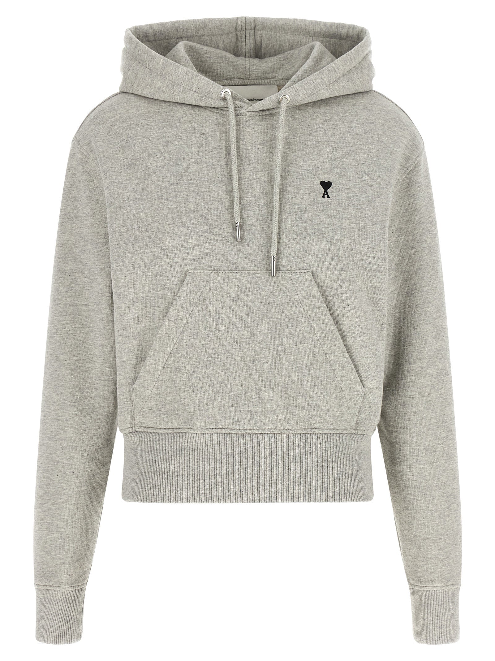 Ami Paris Grauer Baumwollpullover