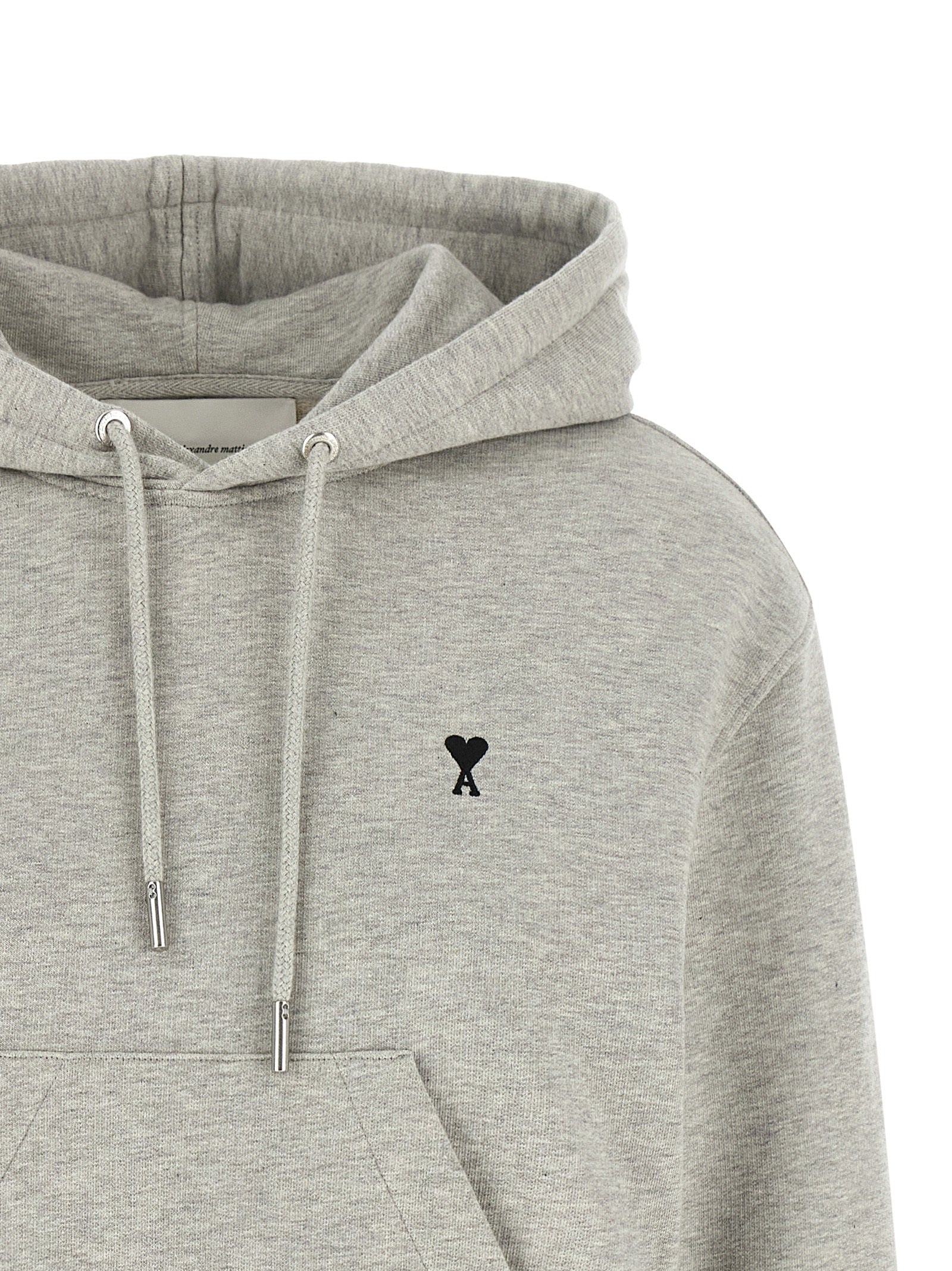 Ami Paris Grauer Baumwollpullover