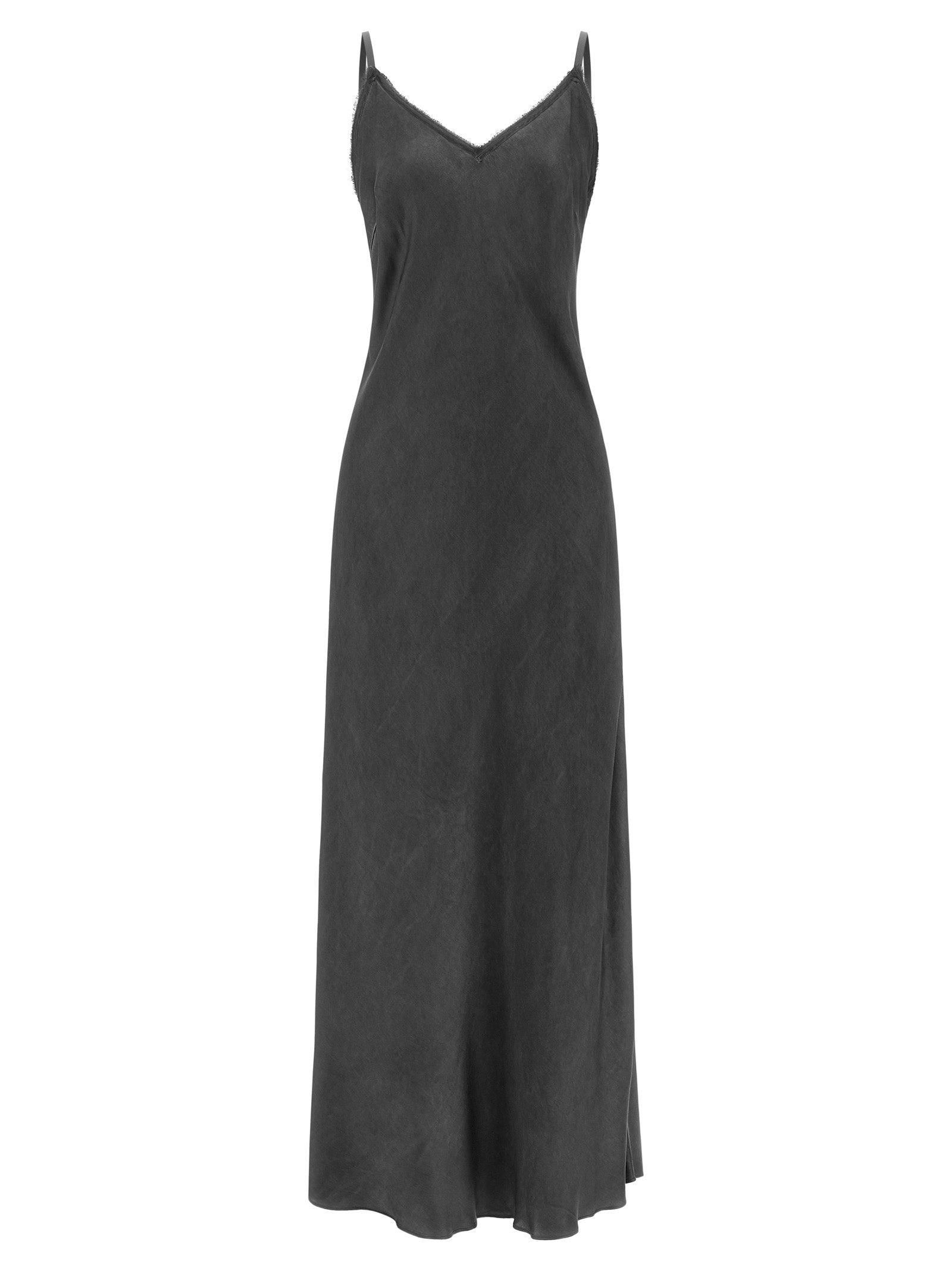 PINKO Schwarzes Viskose-Maxikleid