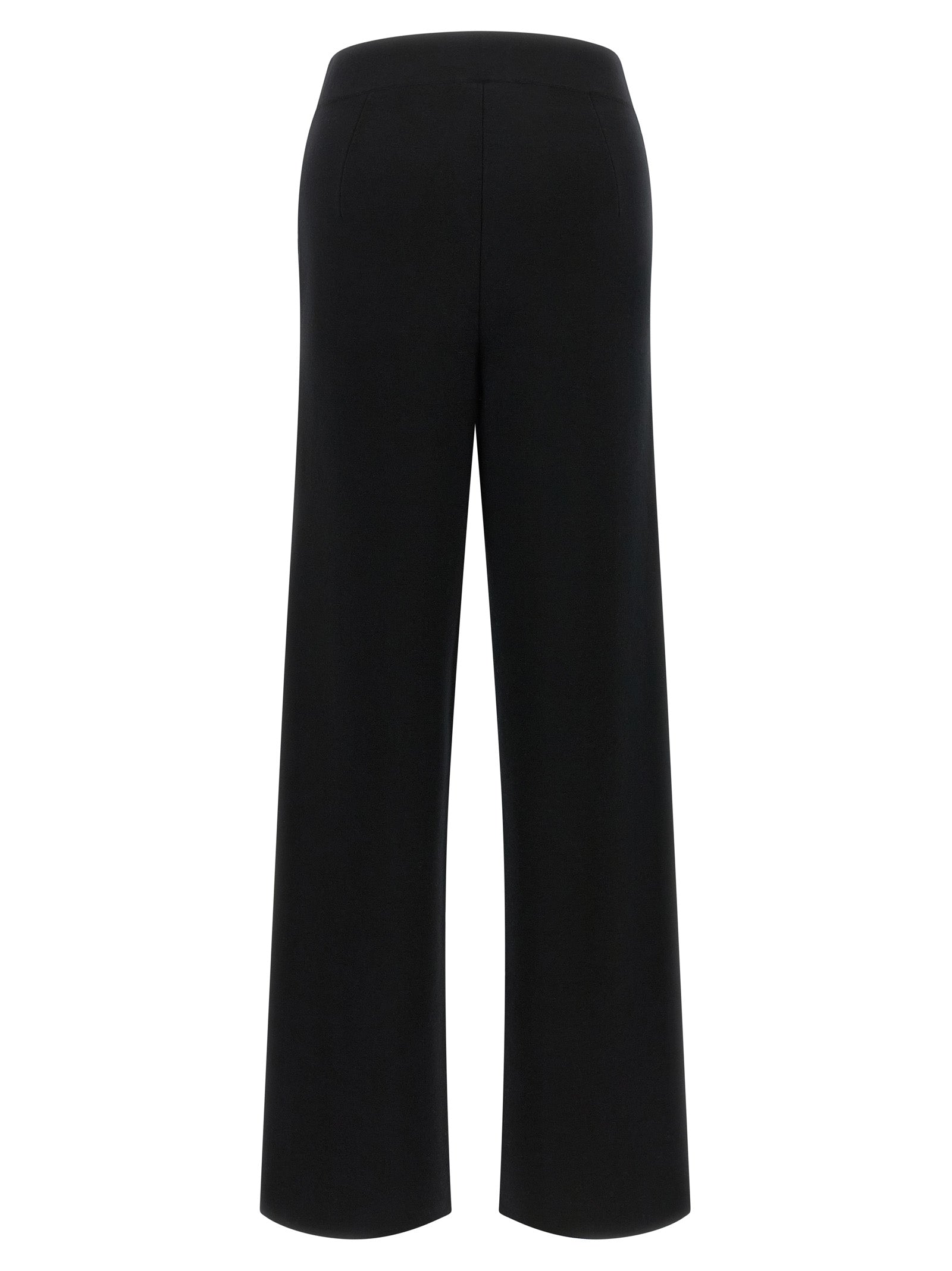 Max Mara Schwarze Woll-Freizeithose