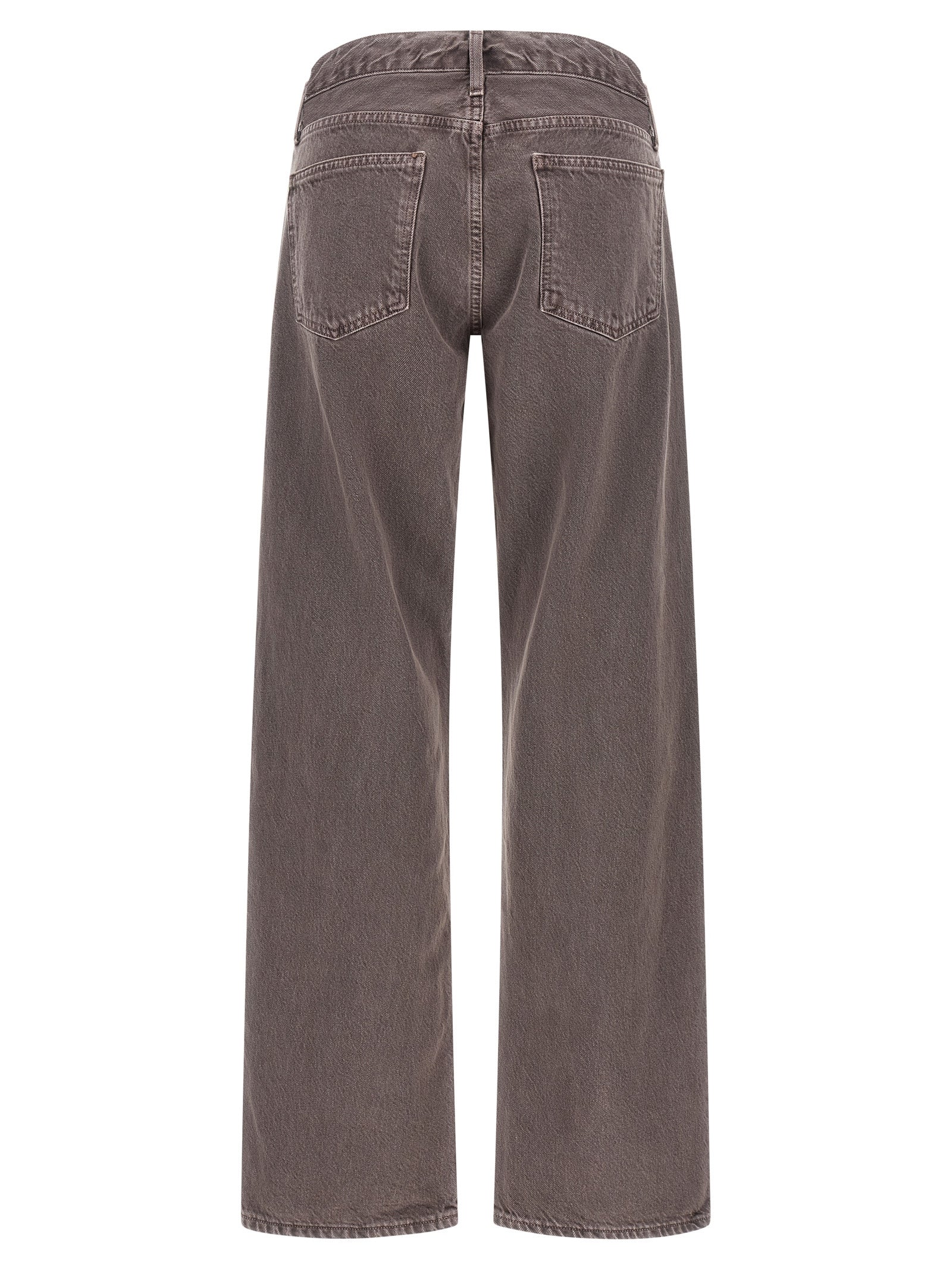 Agolde Jeans aus Baumwolle in Lila, Relaxed Fit
