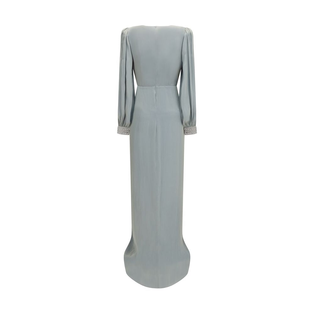 Nissa Zweifarbige Polyester-Freizeitkleid