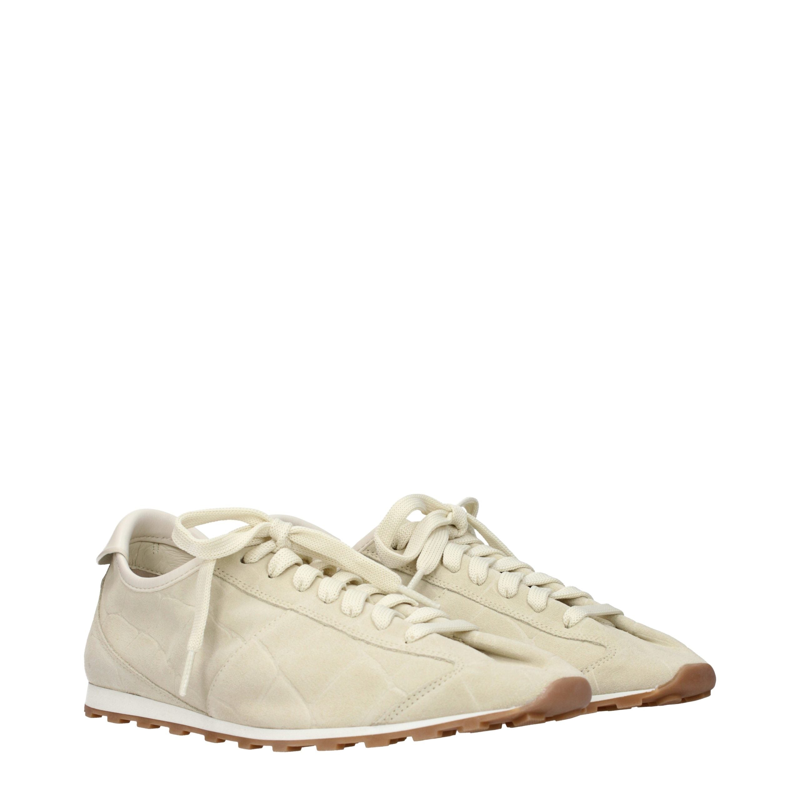Jacquemus Beige Leder Low-Top Sneaker