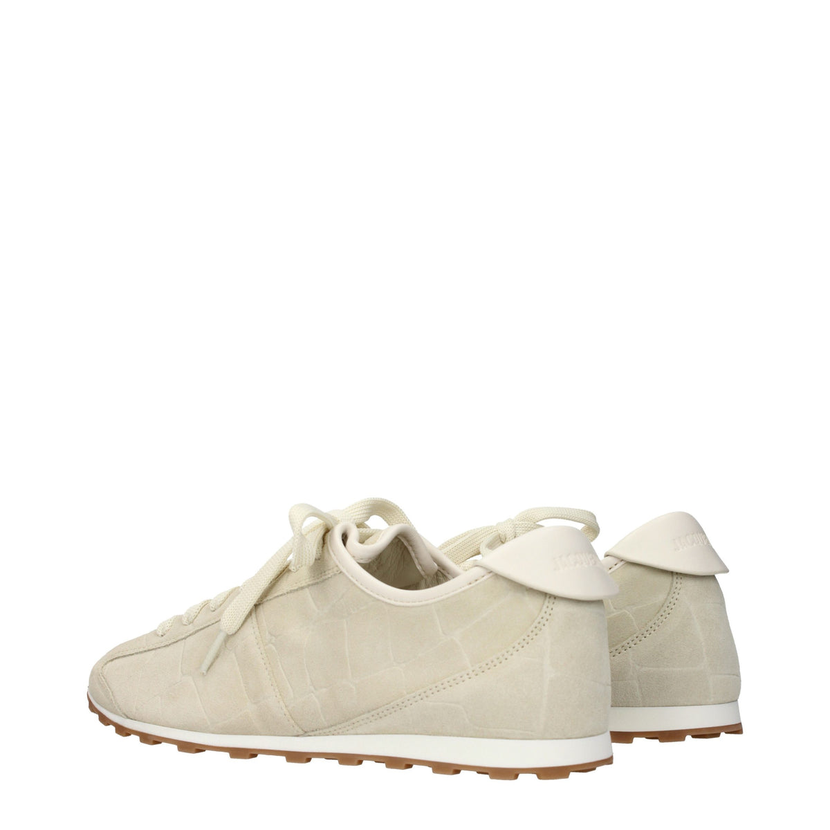 Jacquemus Beige Leder Low-Top Sneaker