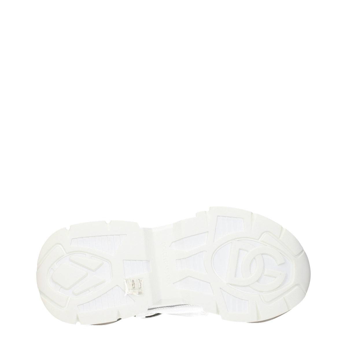 Dolce & Gabbana Weiße Stoff-Sneaker im Athletic-Look