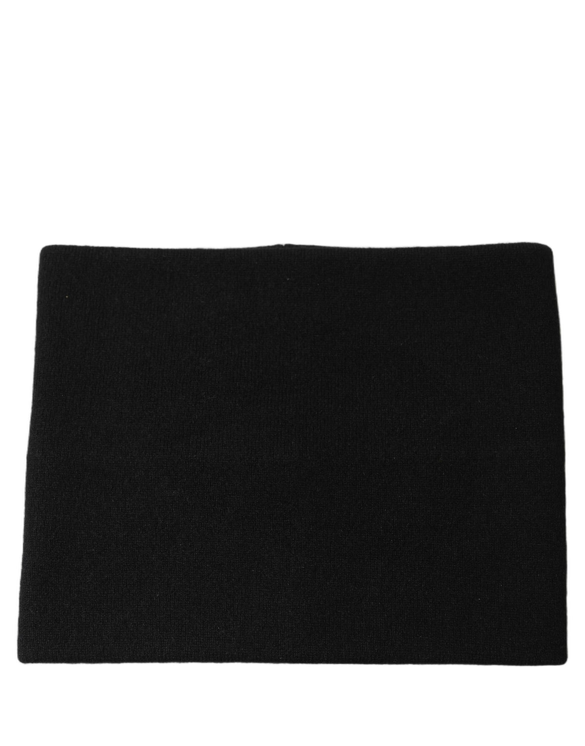 Dolce & Gabbana Herren-Schal aus schwarzem Kaschmir, gestrickt
