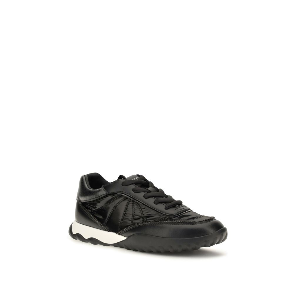 PINKO Schwarze Stoff-Sneaker mit niedrigem Schaft