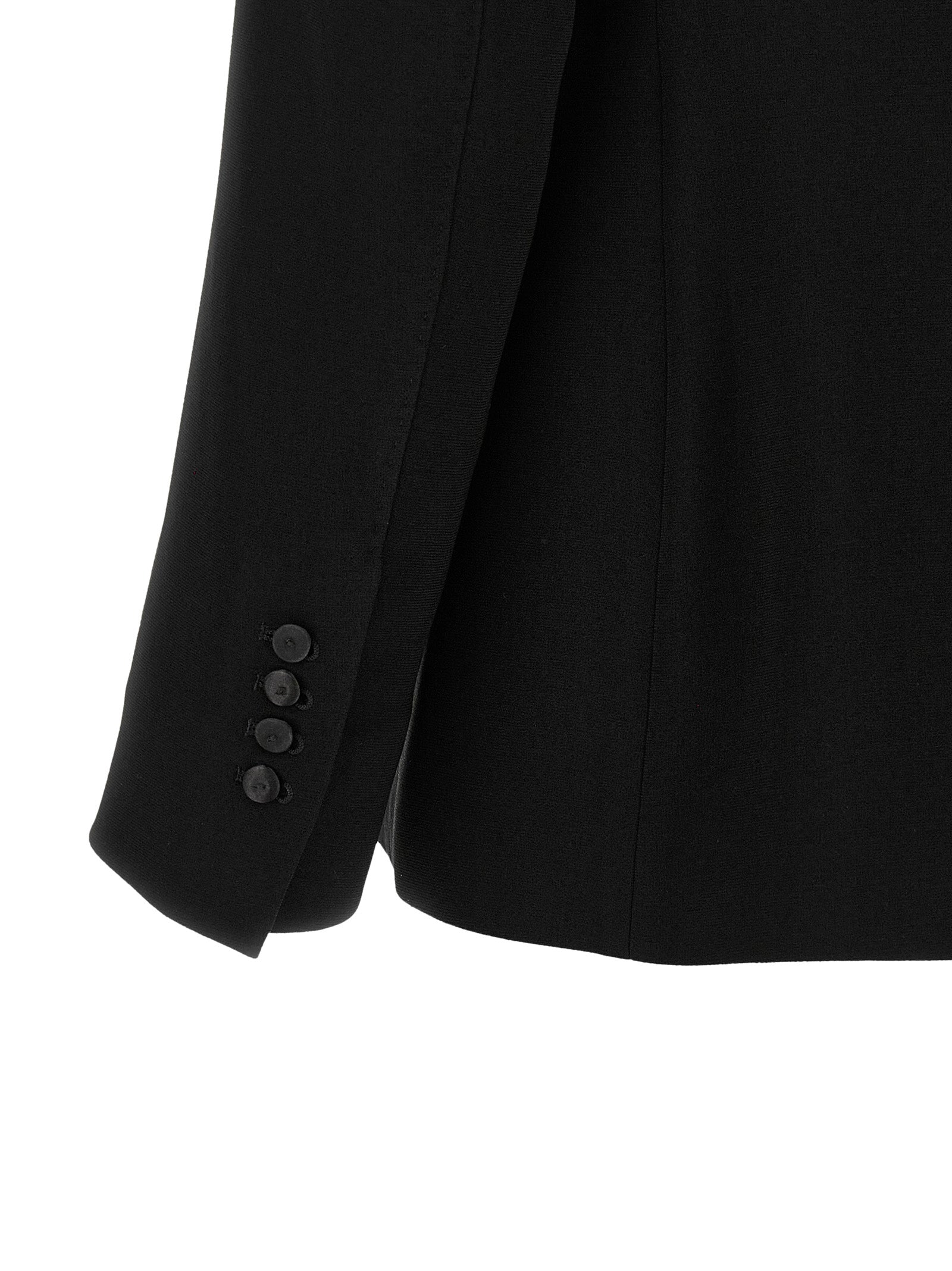 Alberto Biani Schwarzer Triacetat-Blazer