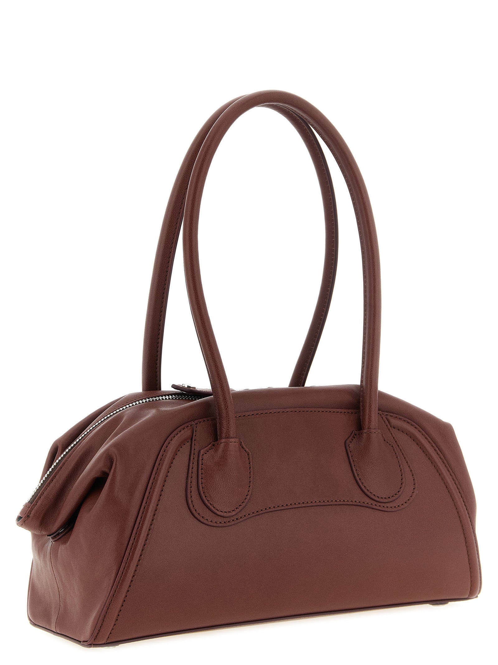 Vivienne Westwood Braunes Kalbsleder Damen Crossbody Tasche