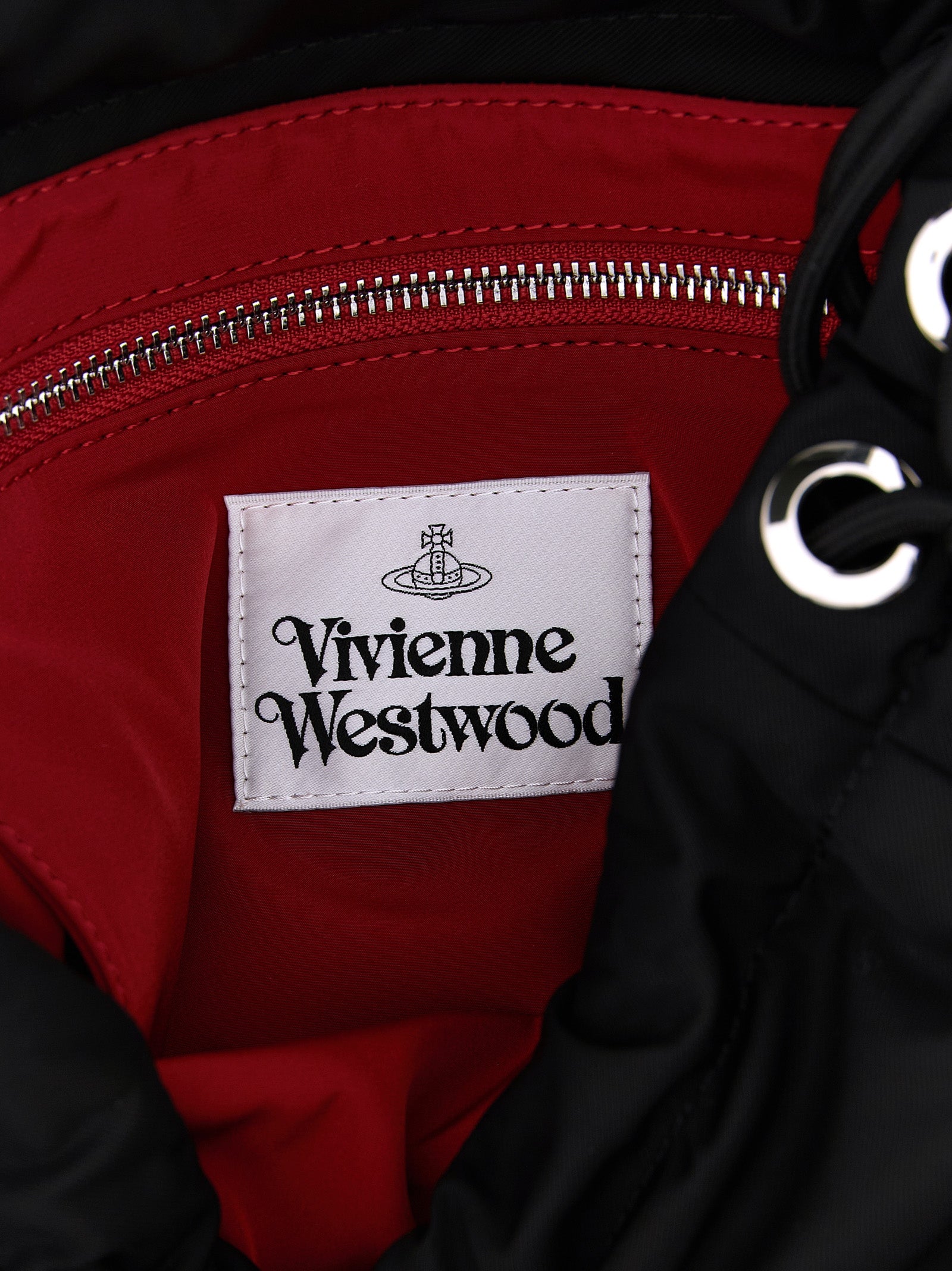 Vivienne Westwood Schwarze Schultertasche aus Polyester