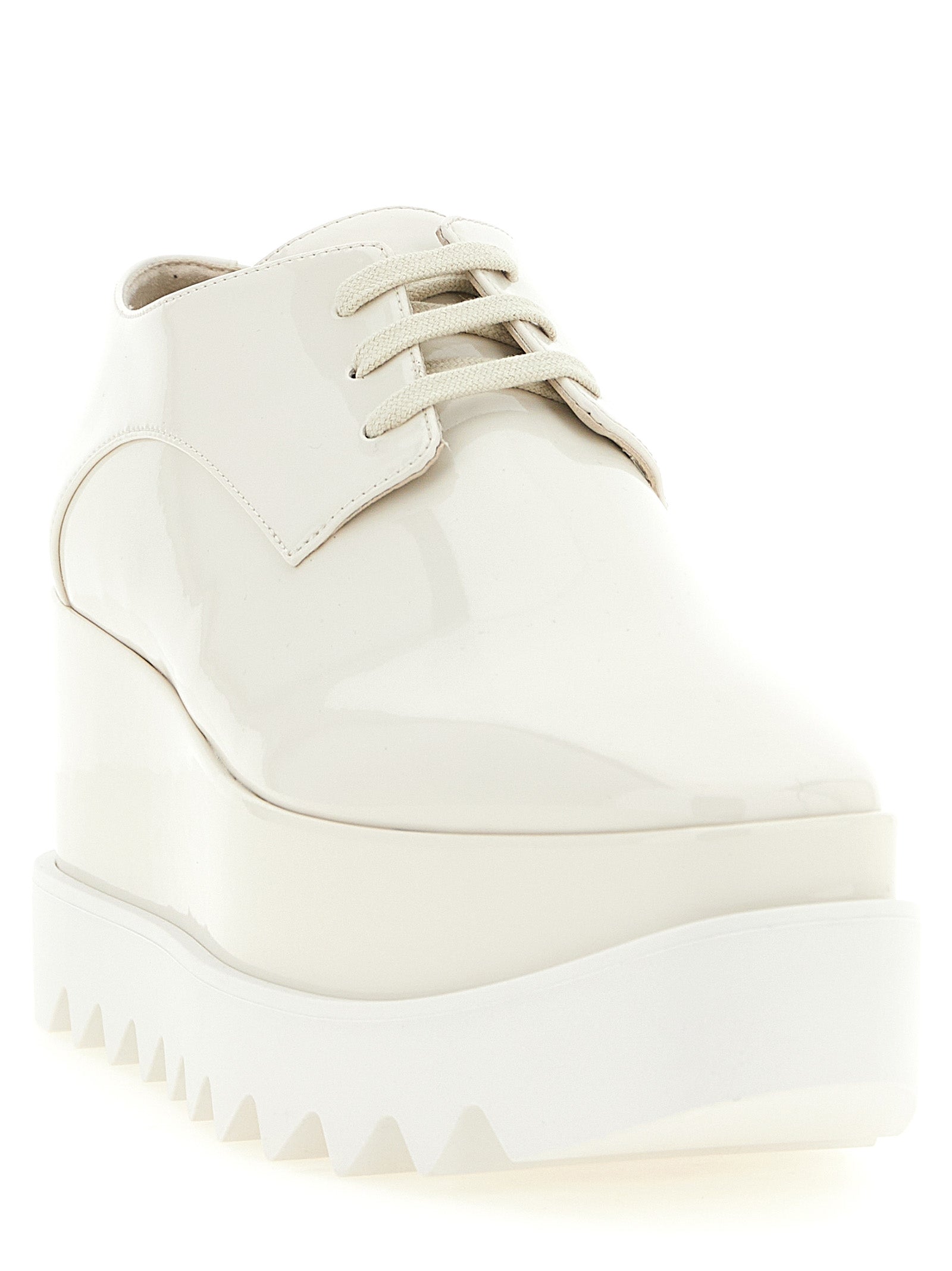 Stella McCartney Weiße Keil-Sandalen aus Polyethylen