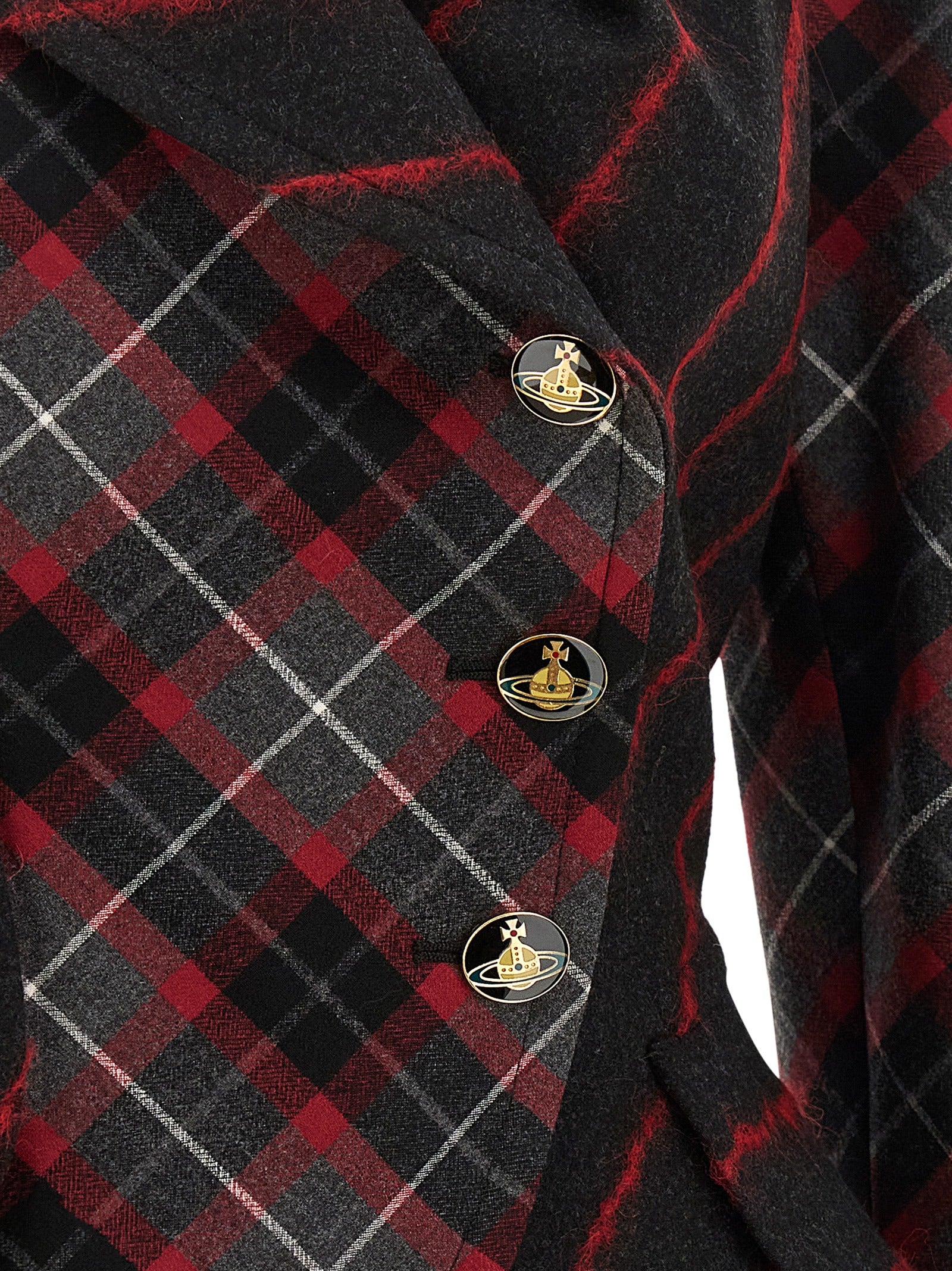 Vivienne Westwood Schwarzer Blazer aus reiner Schurwolle