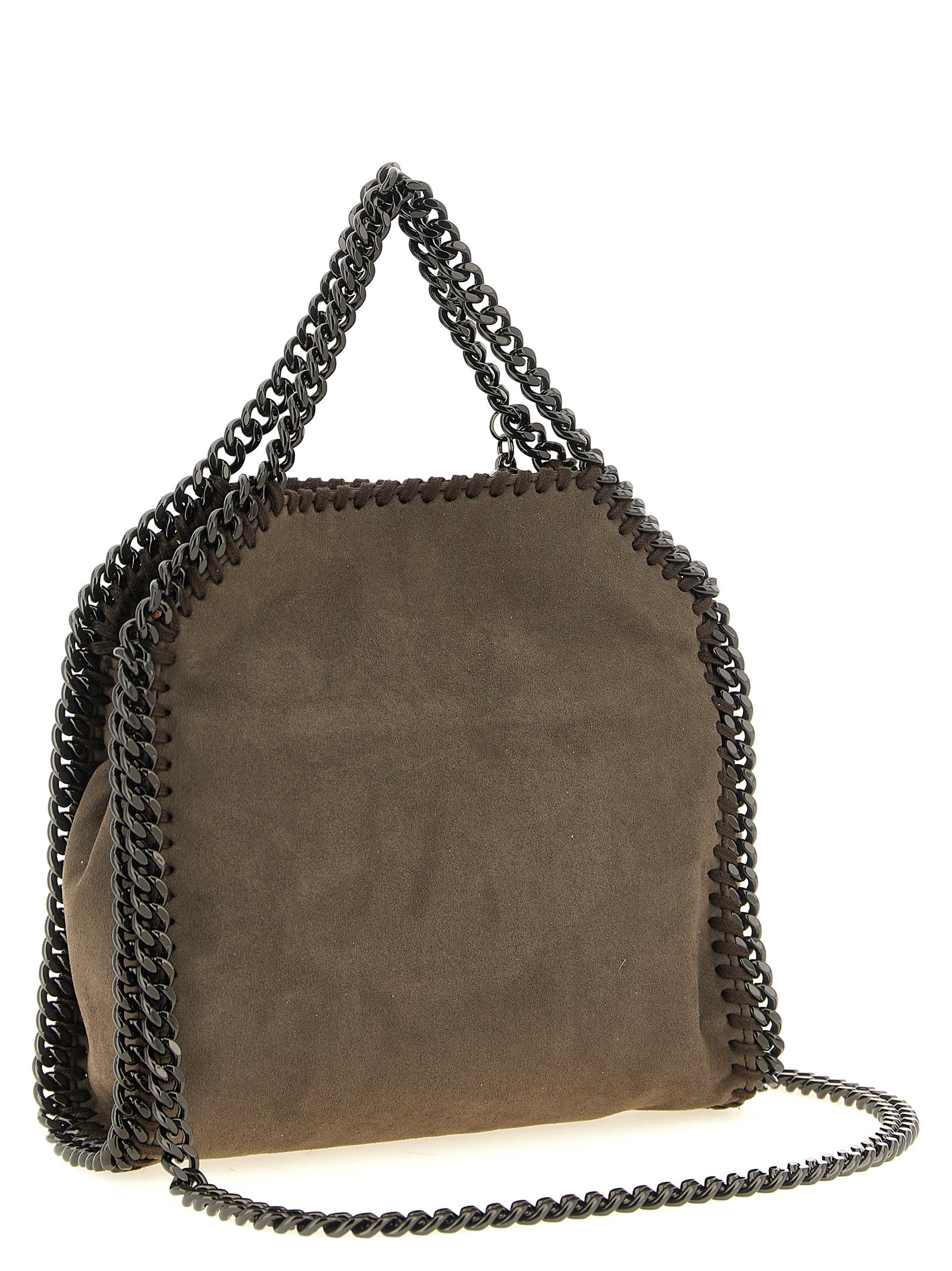 Stella McCartney Braune Handtasche aus Polyamid