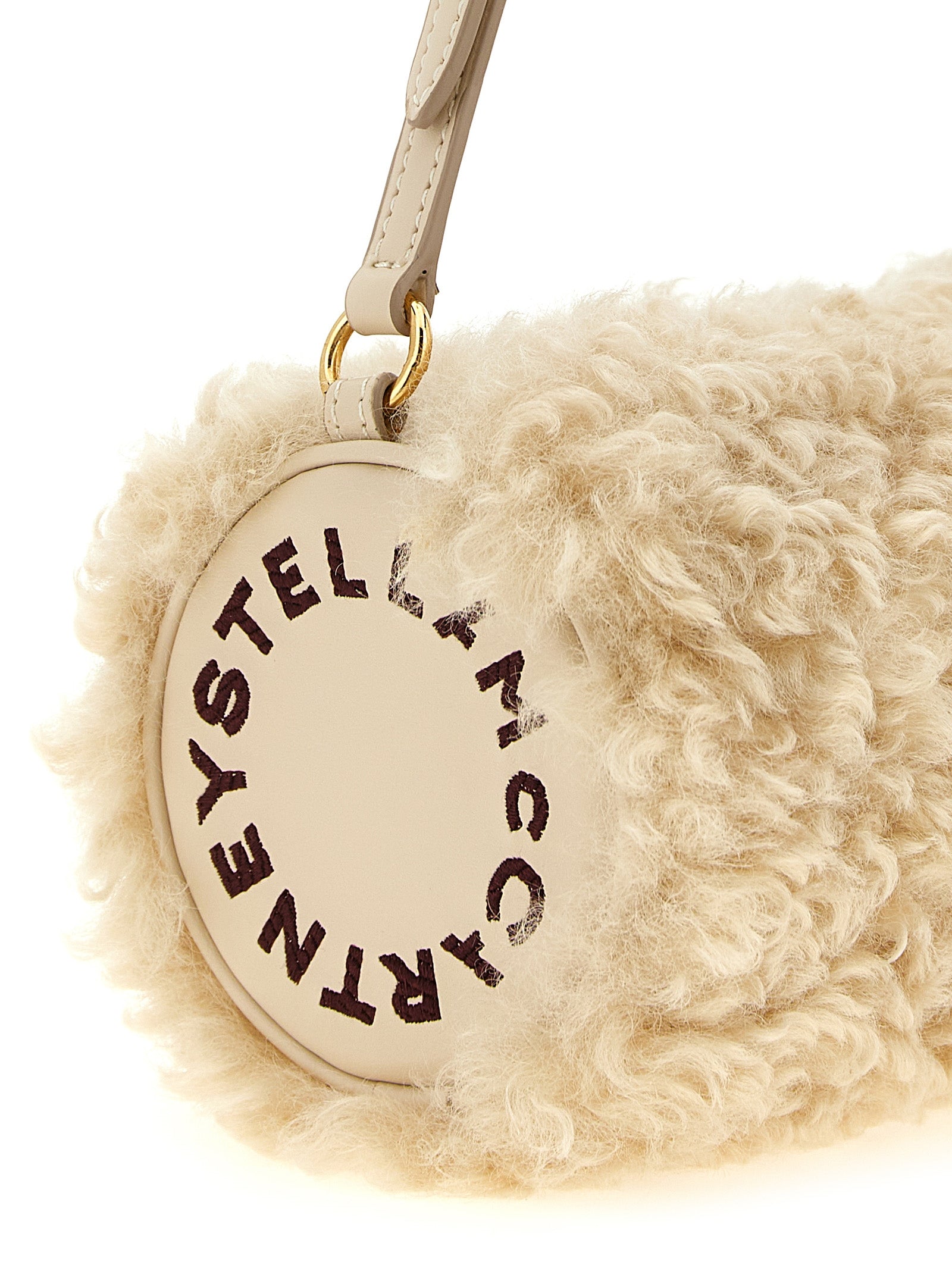 Stella McCartney Beige Clutch aus Polyester