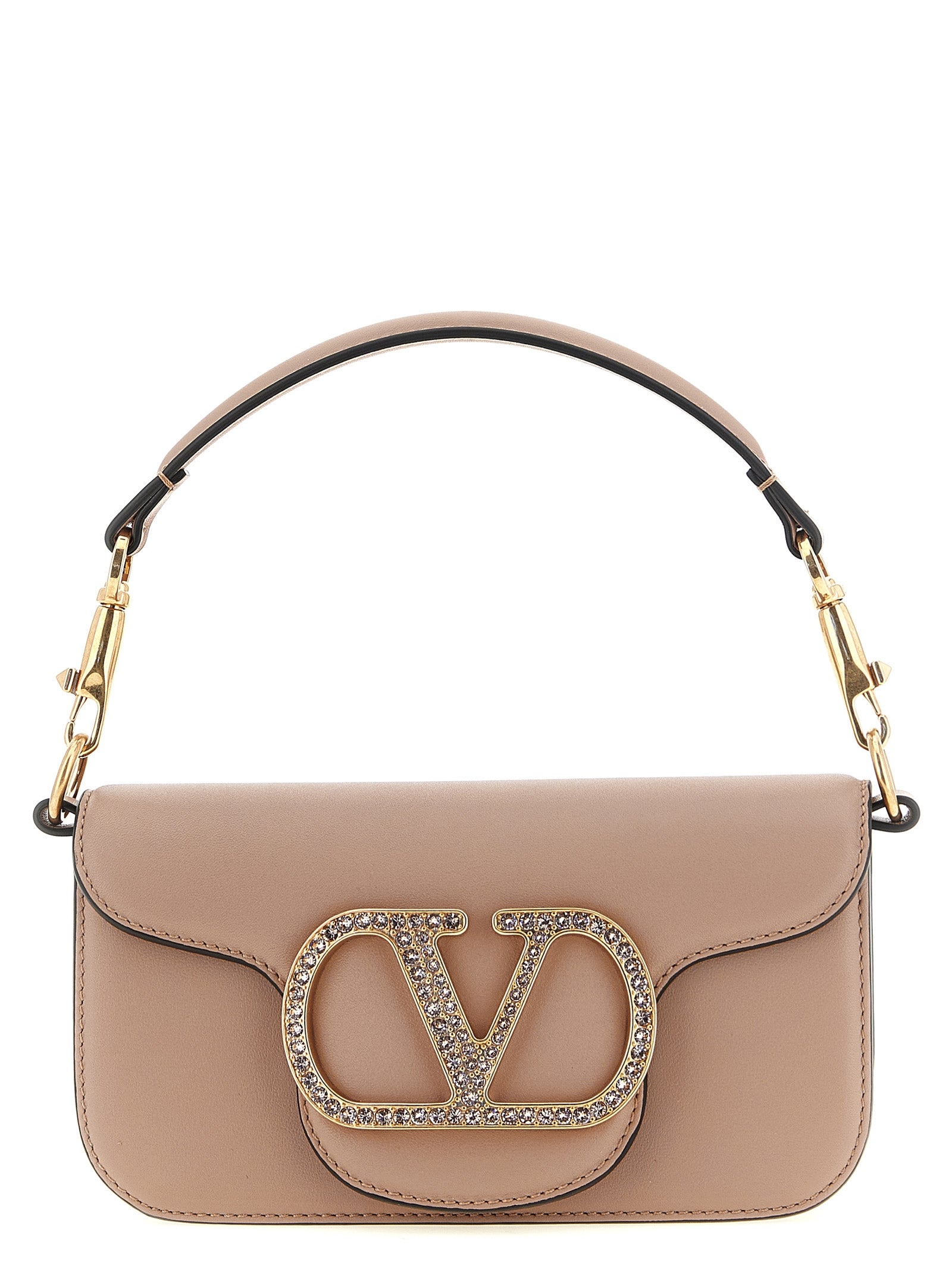 Valentino Garavani Schultertasche aus mehrfarbigem Kalbsleder