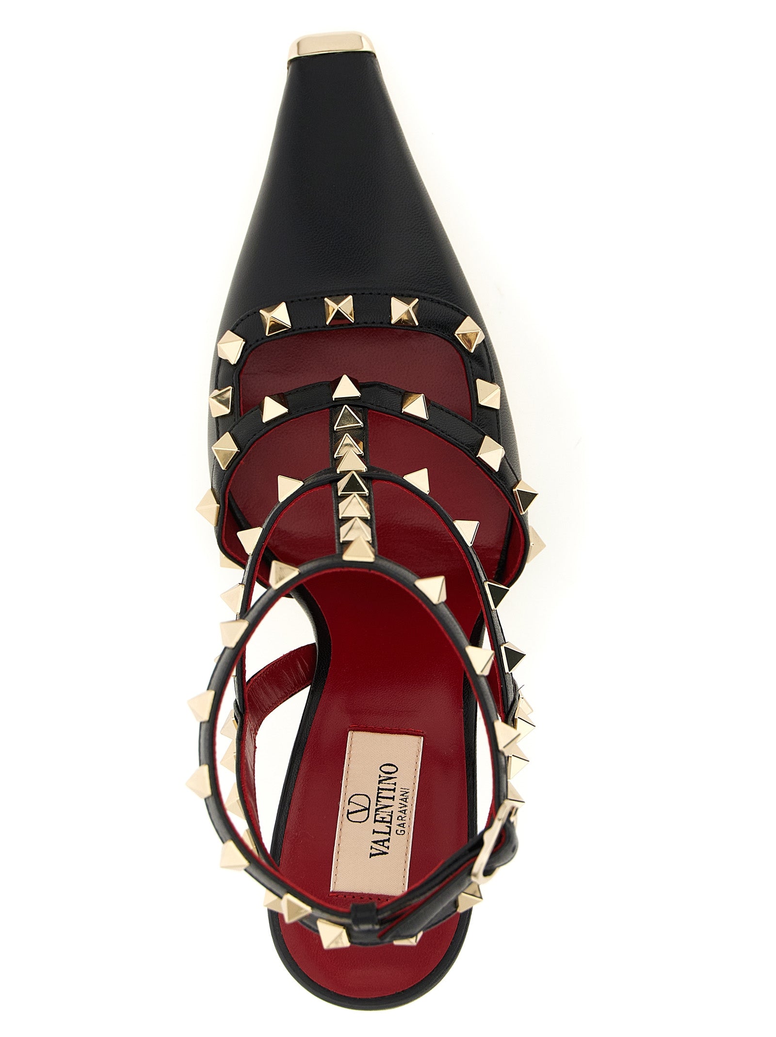 Valentino Garavani Schwarze Pumps aus Kalbsleder mit hohem Absatz