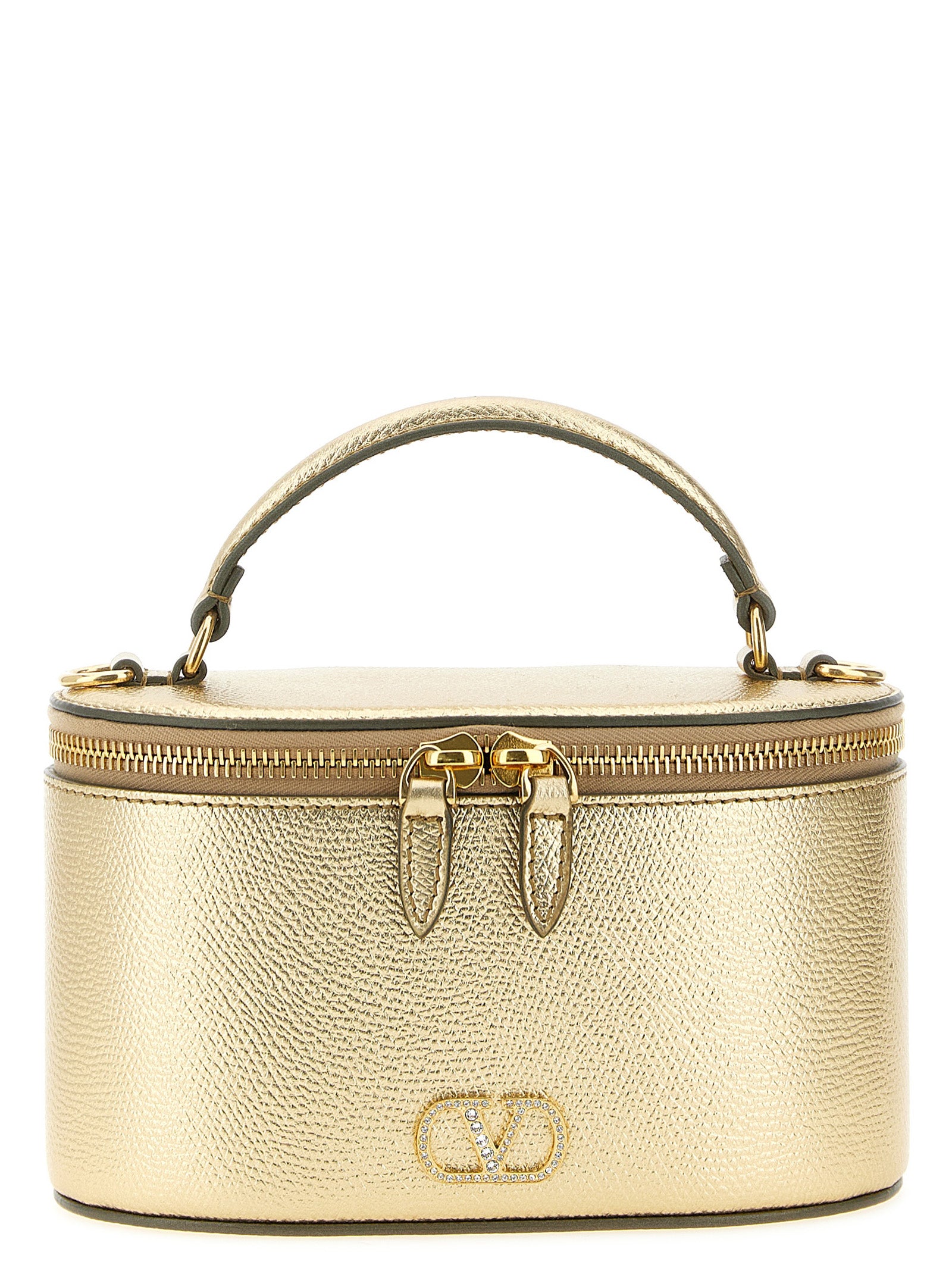 Valentino Garavani Handtasche aus Kalbsleder in Gold