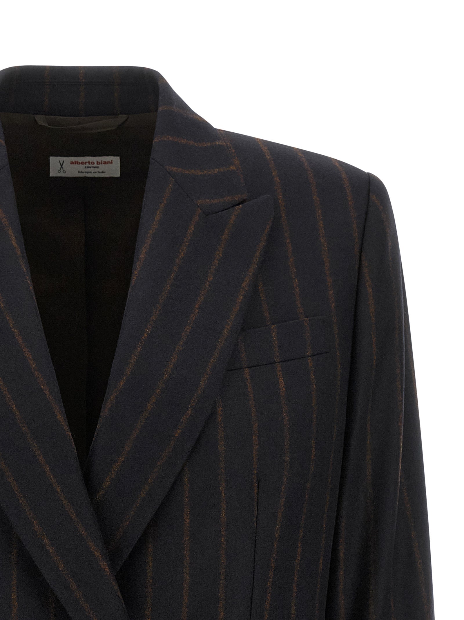 Alberto Biani Blauer Wollblazer