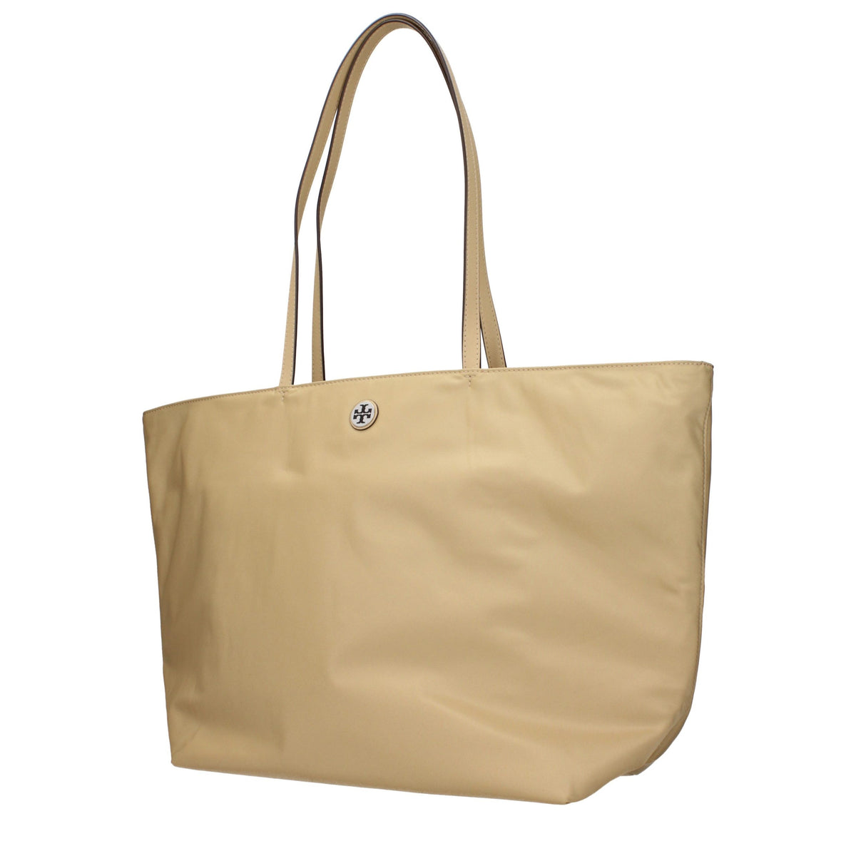 Tory Burch Beige Stoff-Schultertasche