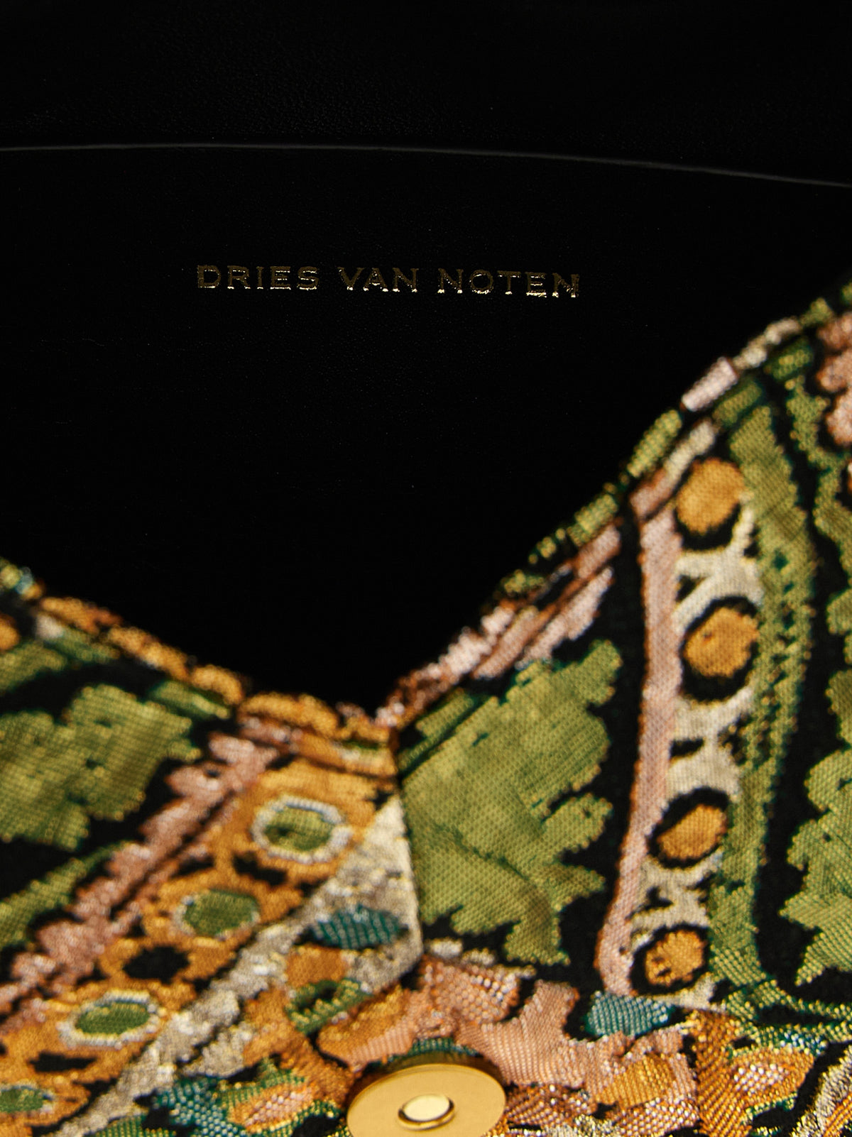 Dries Van Noten Multicolor Acetate Clutch Bag