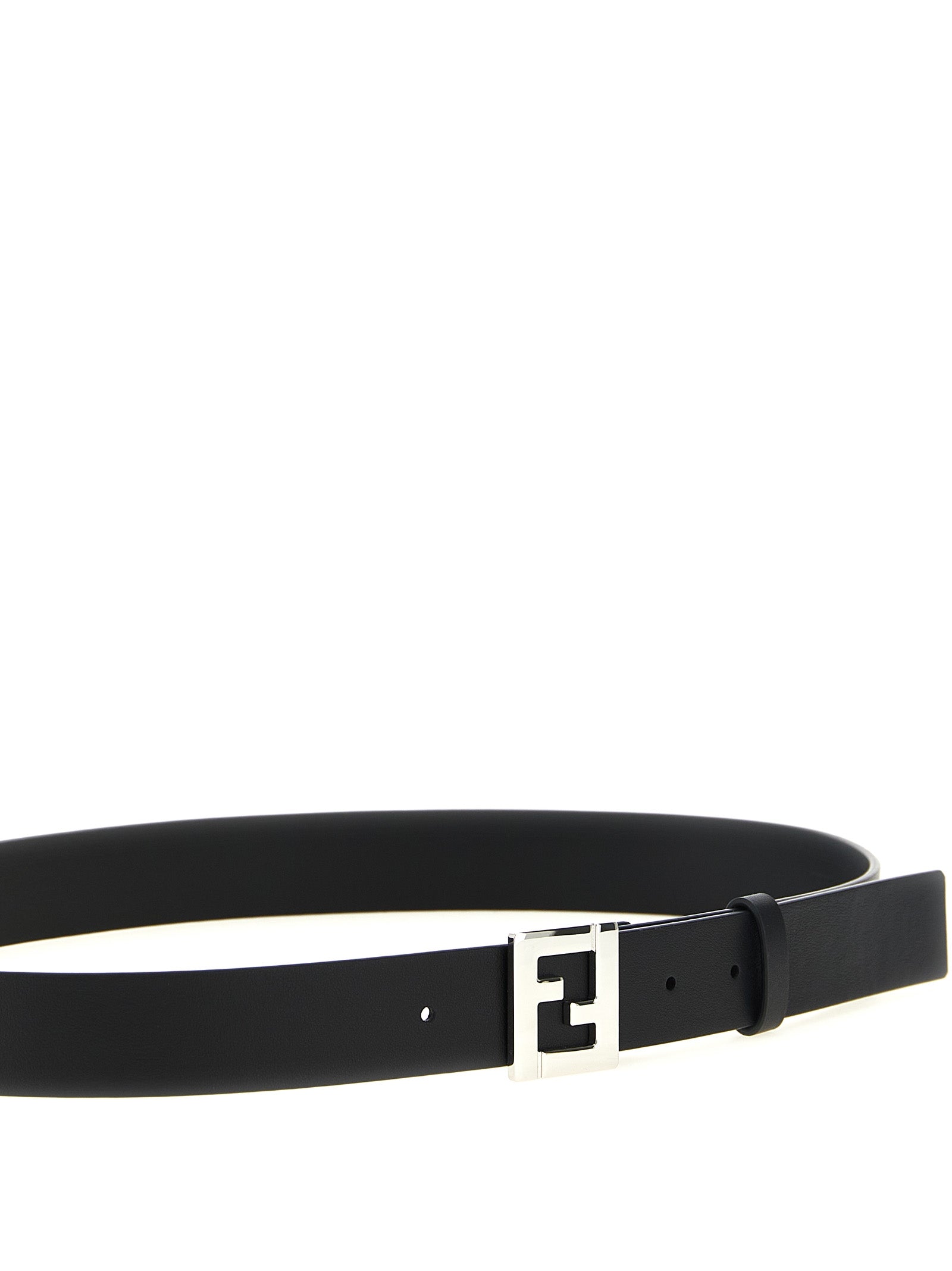 Fendi Schwarzer Kalbsleder Gürtel Regular