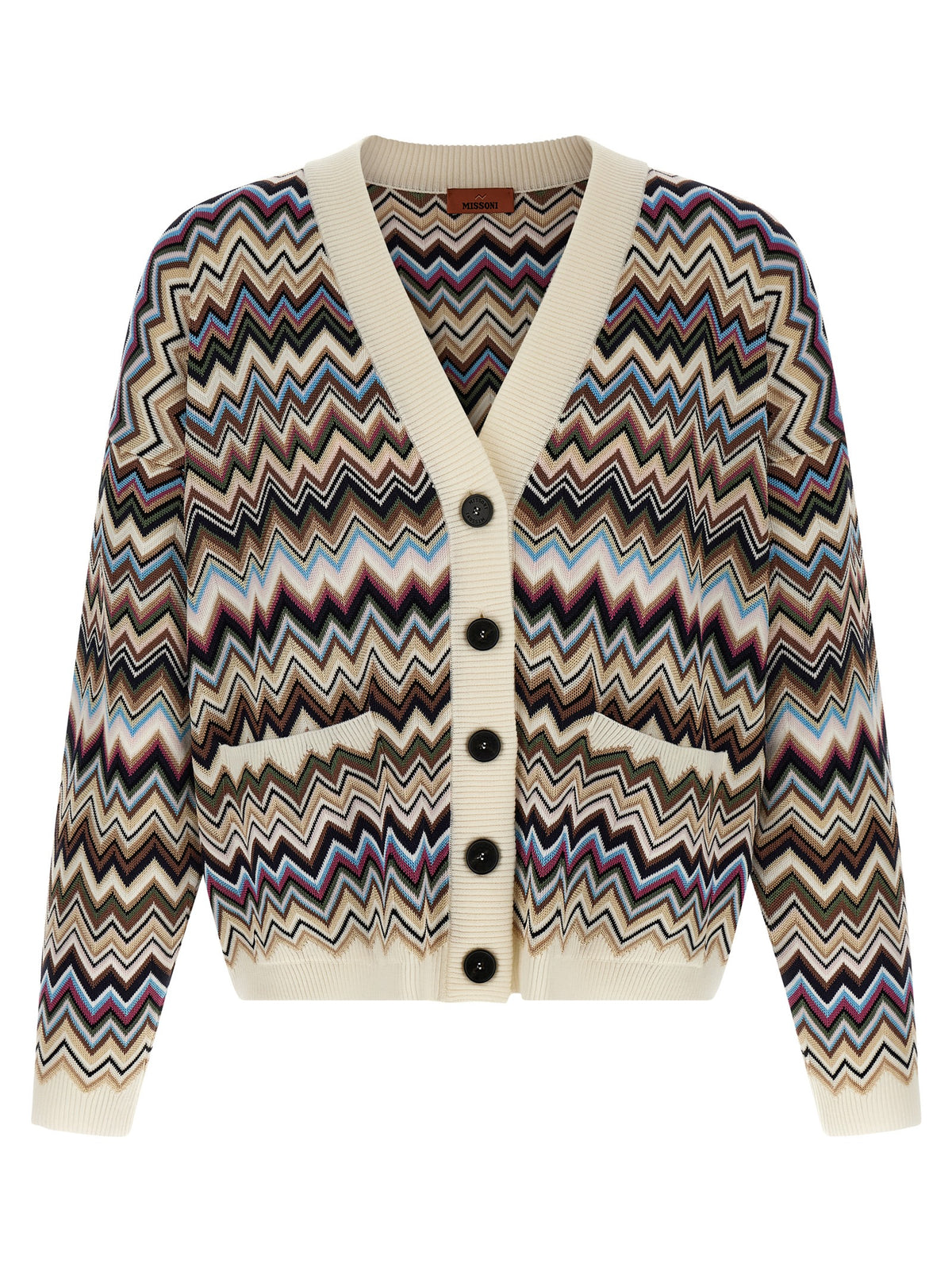 Missoni Mehrfarbige Strickjacke aus Viskose