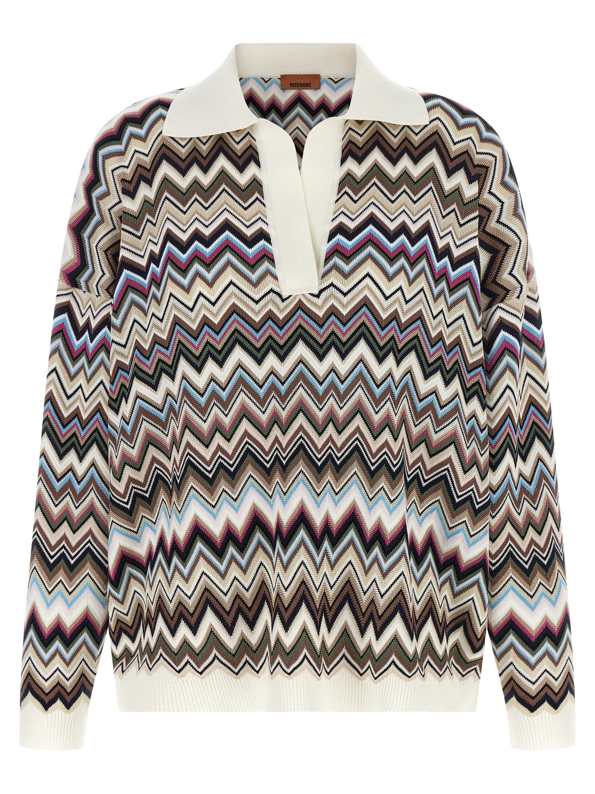 Missoni Mehrfarbiges Poloshirt aus Viskose