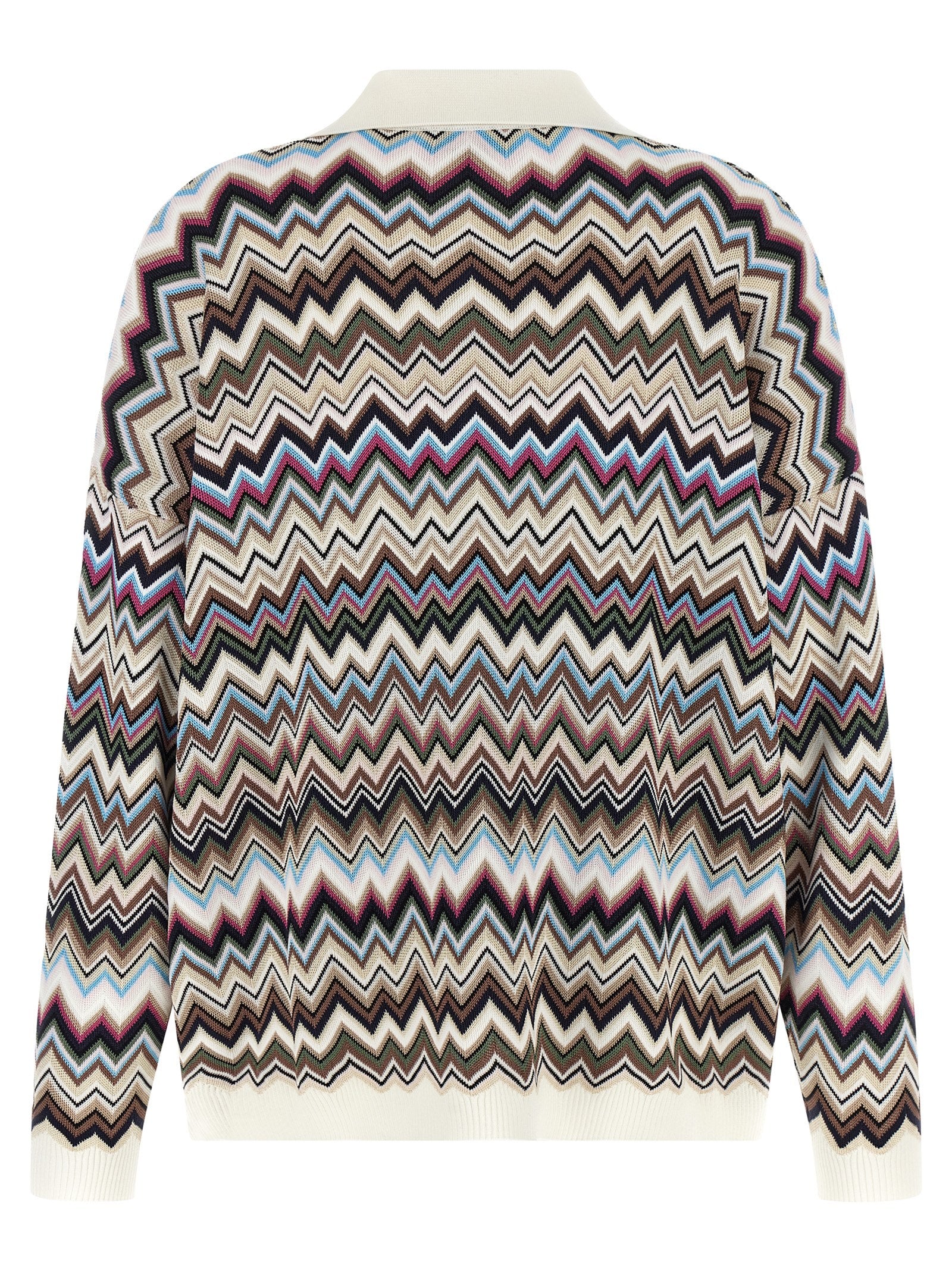 Missoni Mehrfarbiges Poloshirt aus Viskose