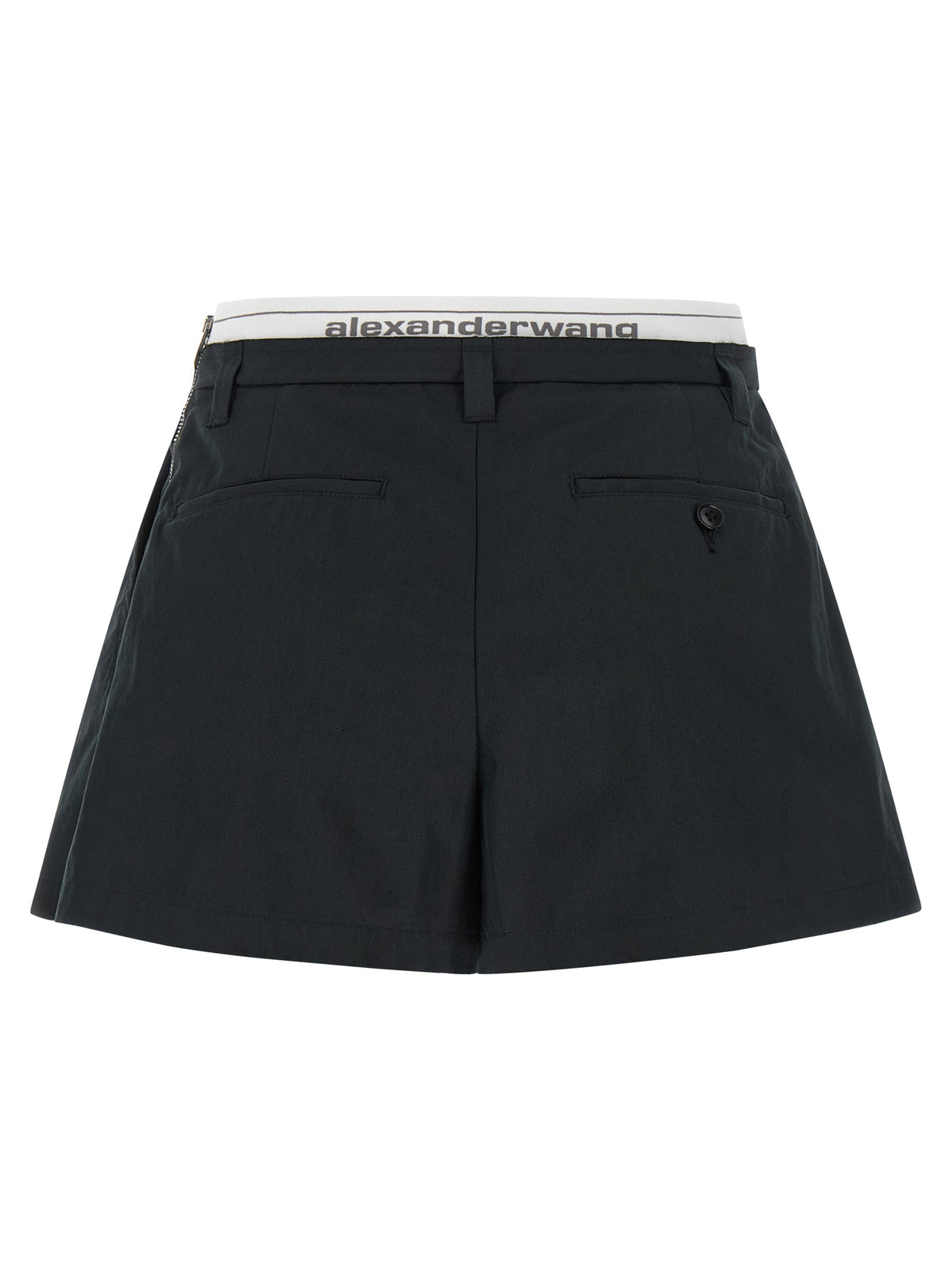 Alexander Wang Schwarze Baumwoll-Bermudashorts
