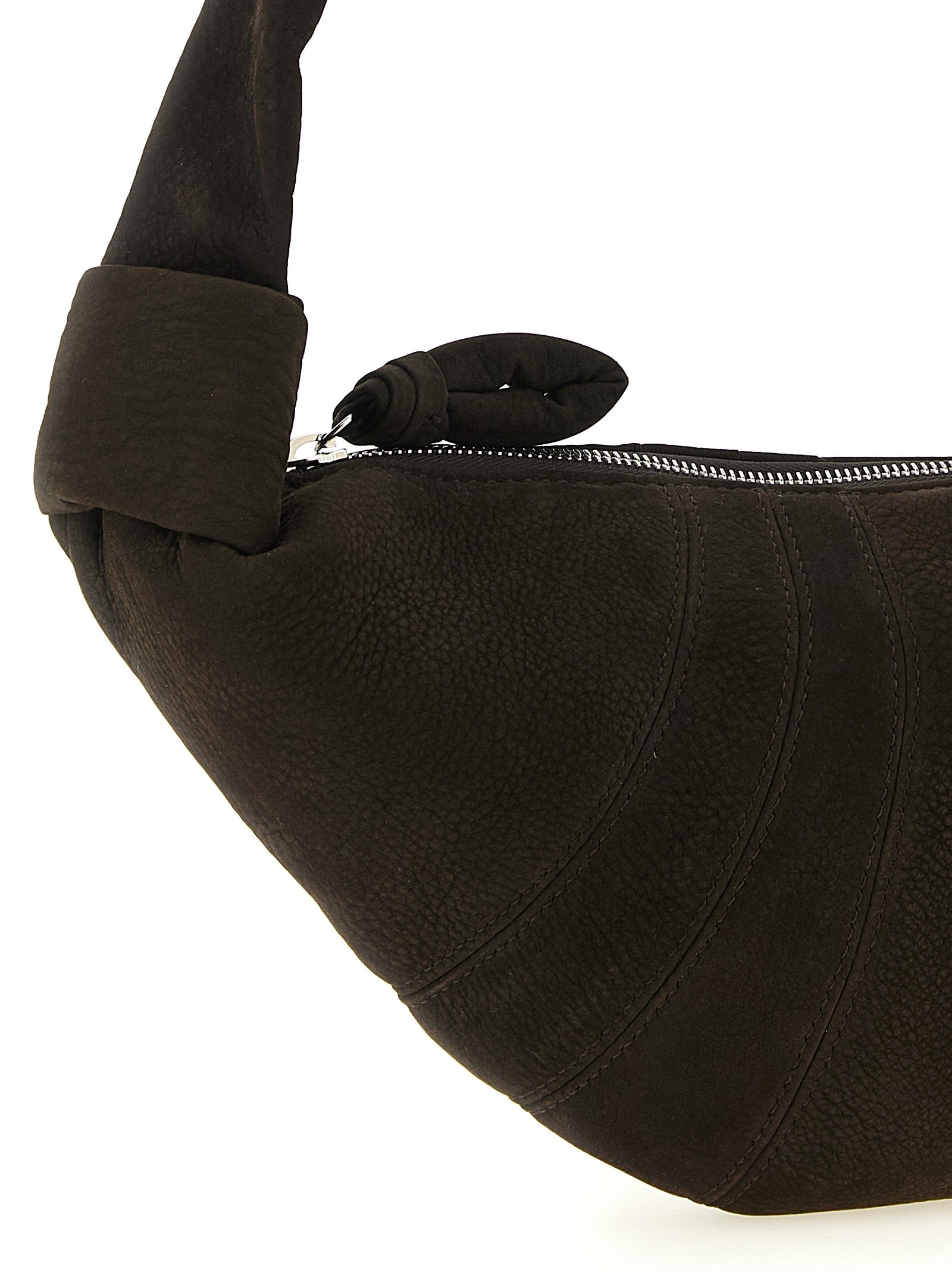 Lemaire Schultertasche aus braunem Lammleder