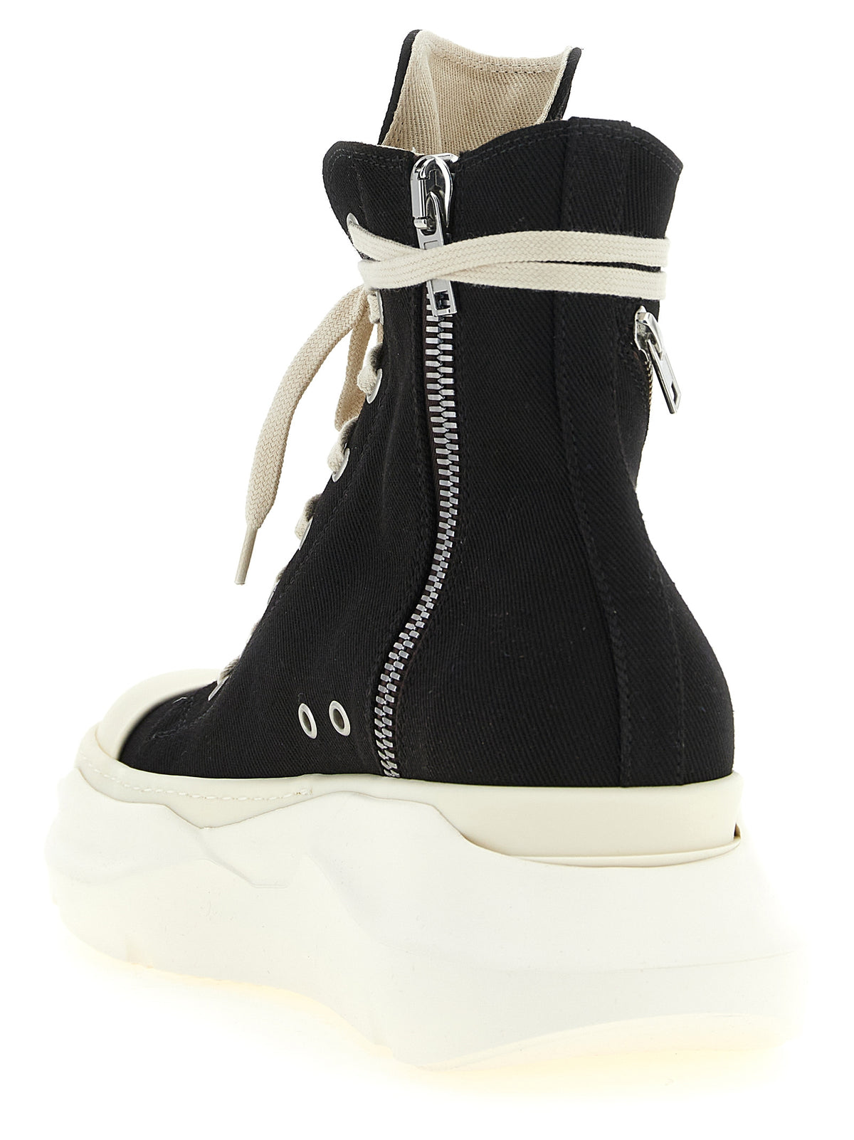 DRKSHDW Schwarze Low-Top-Sneaker aus Baumwolle