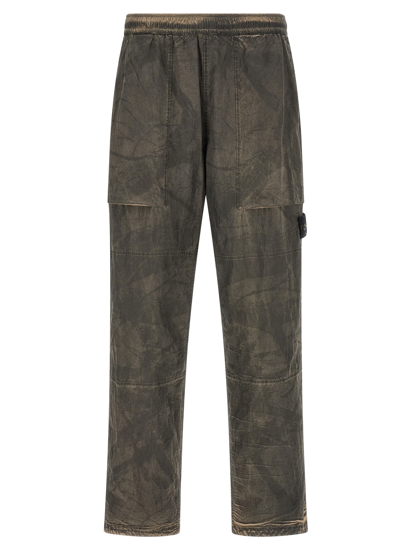 Stone Island Graue Freizeithose aus Polyamid